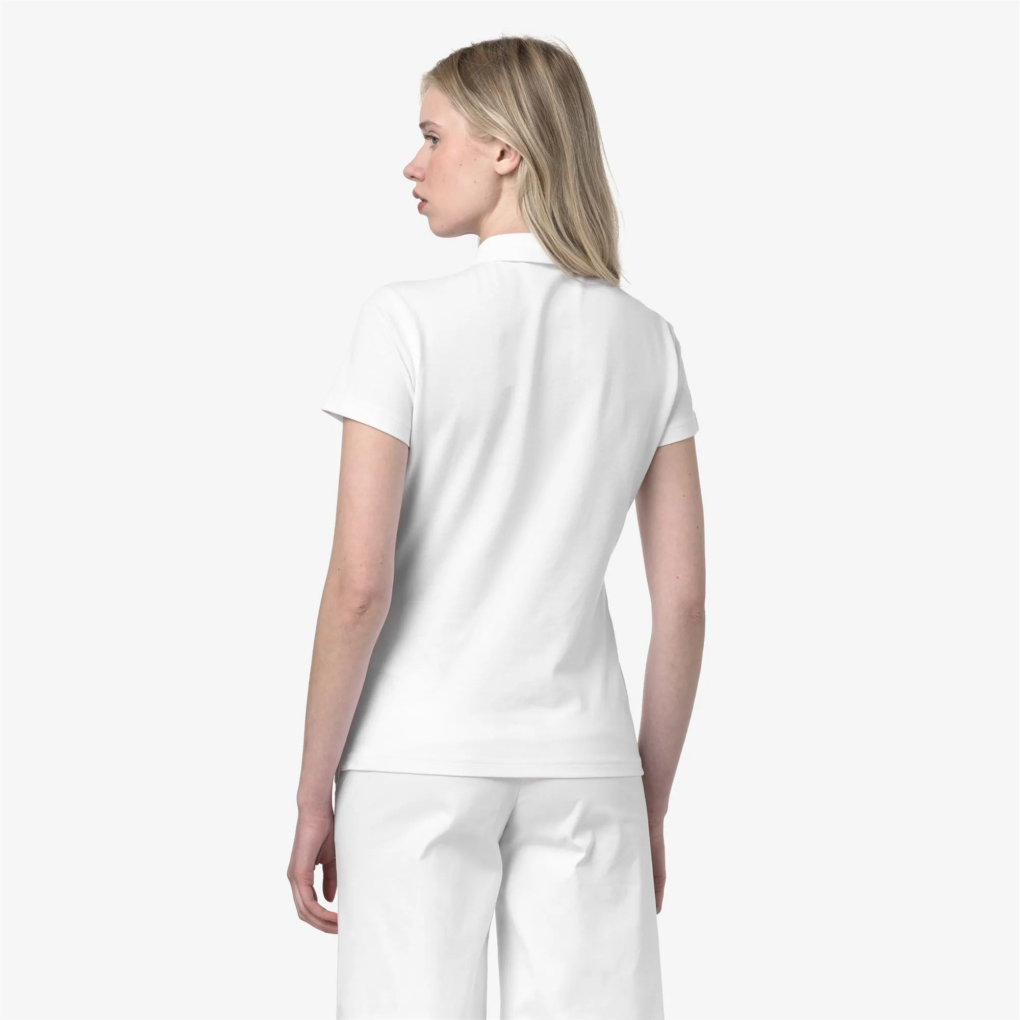AMEDEA PIQUE - Polo Shirts - Polo - WOMAN - WHITE sold by K-Way product image thumbnail 5