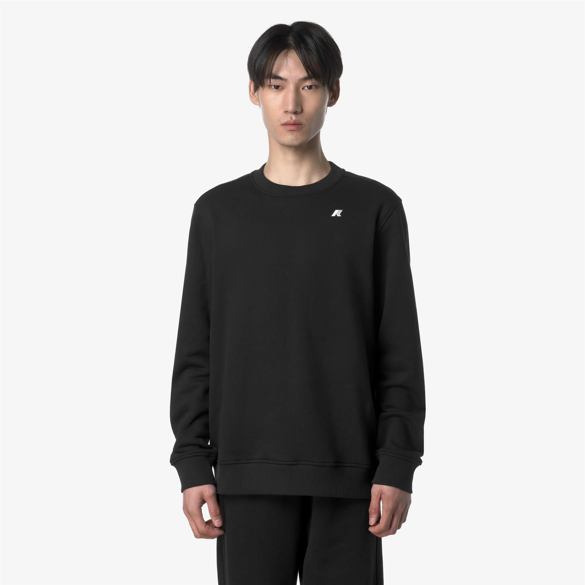 BAPTISTE FRENCH TERRY - Fleece - Jumper - MAN - BLACK PURE sold by K-Way product image thumbnail 3