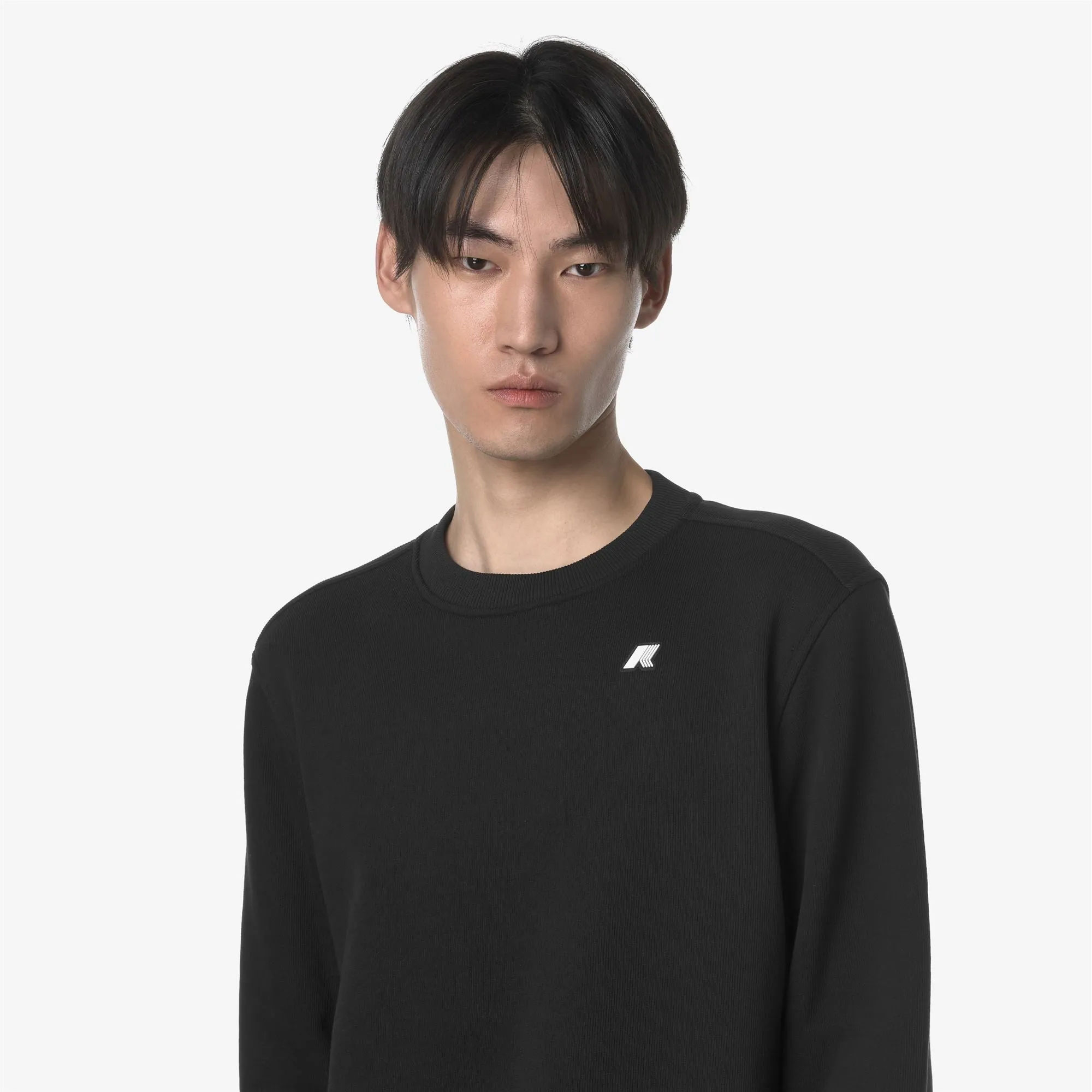 BAPTISTE FRENCH TERRY - Fleece - Jumper - MAN - BLACK PURE sold by K-Way product image thumbnail 2