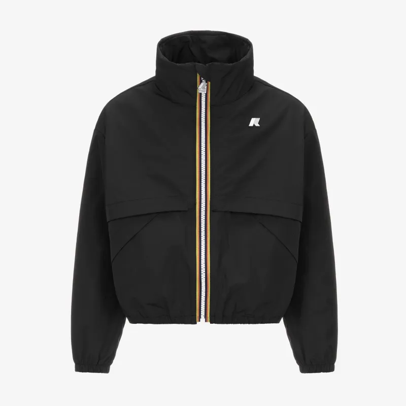 P. AUBETTE MEMORY TOUCH - Jackets - Short - GIRL - BLACK PURE made by K-Way