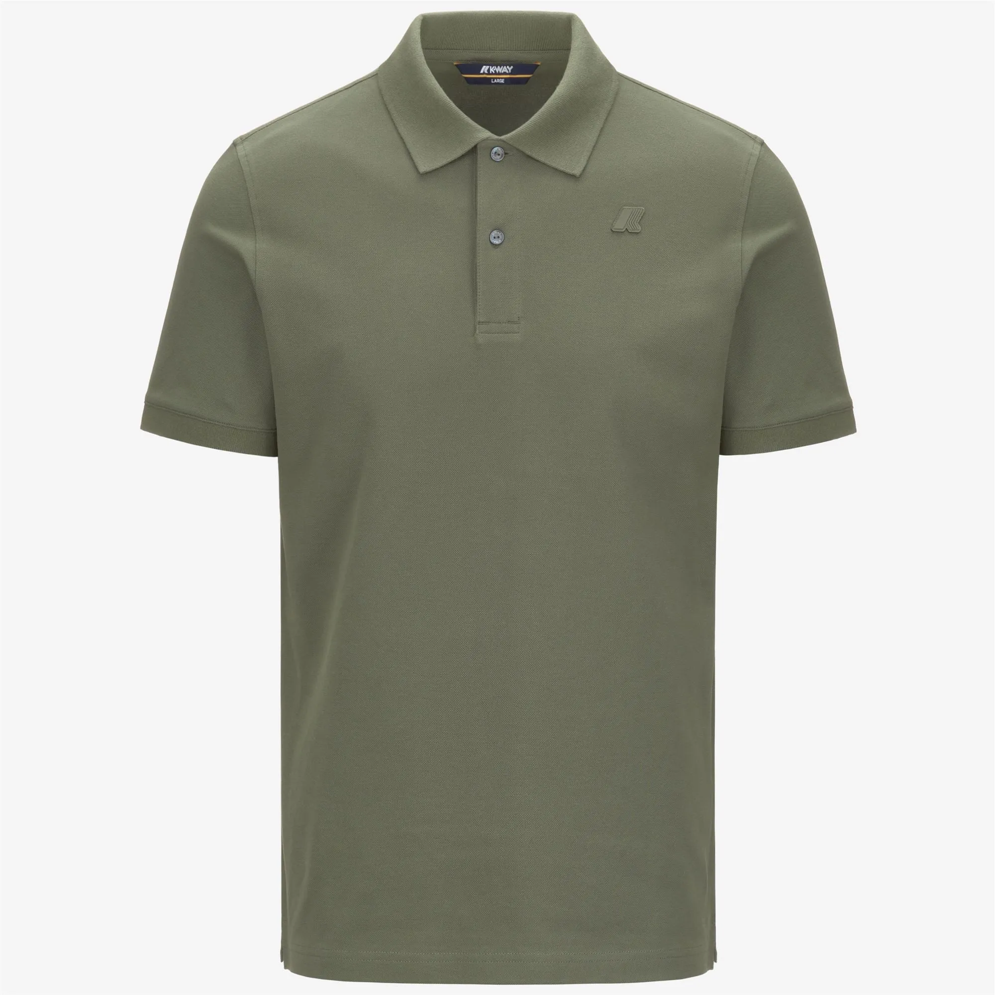 AMEDEE SLIM PIQUE - Polo Shirts - Polo - Man - Green Lichen sold by K-Way