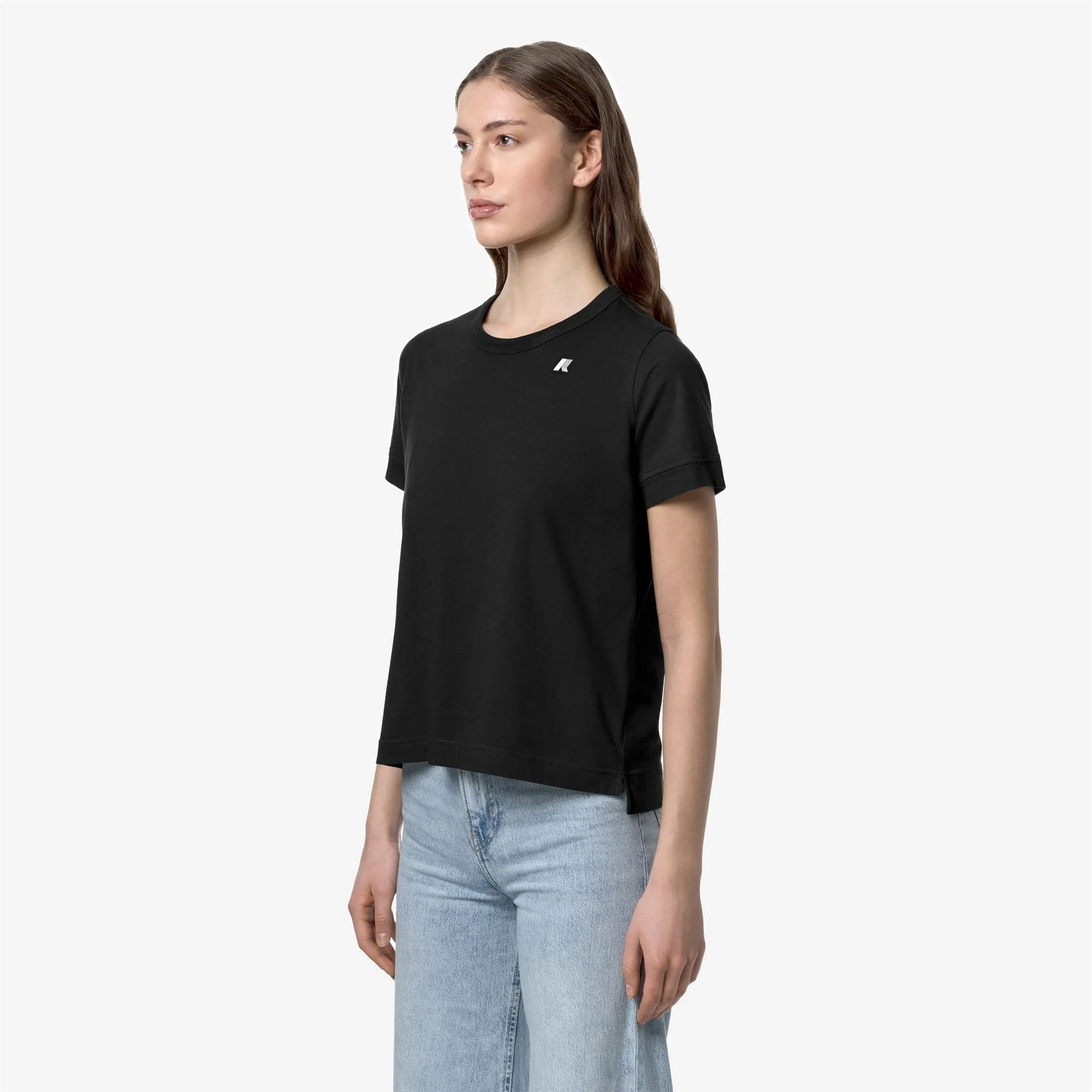 EMEL JERSEY - T-Shirts & Top - T-Shirt - Woman - Black Pure sold by K-Way product image thumbnail 4