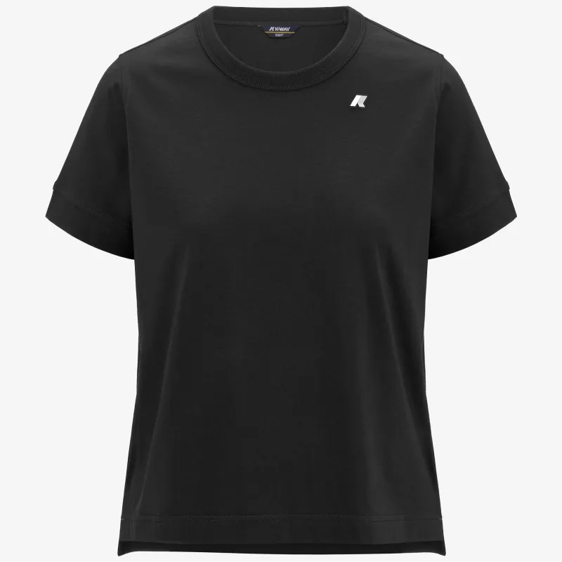 EMEL JERSEY - T-ShirtsTop - T-Shirt - WOMAN - BLACK PURE sold by K-Way
