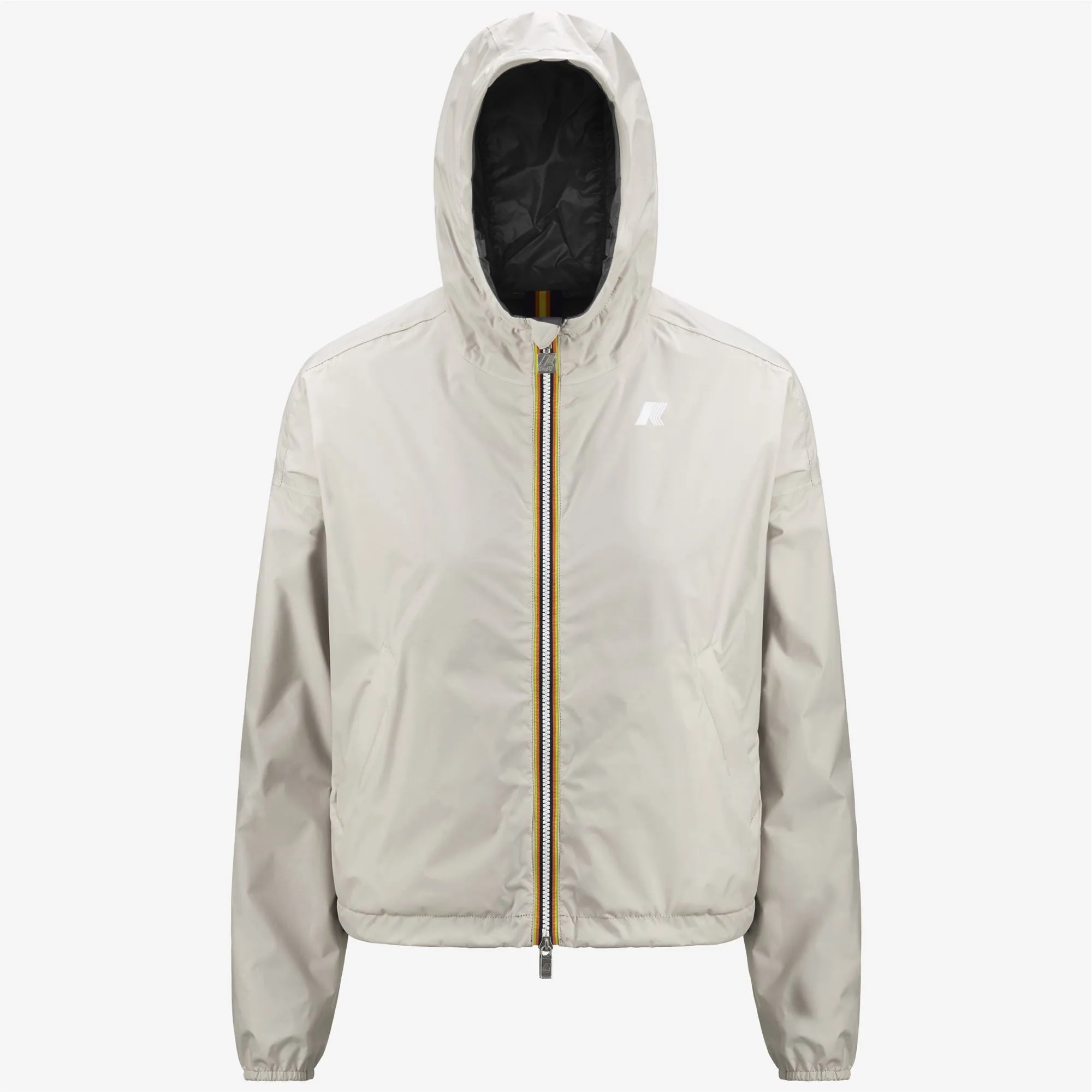 LAURETTE PLUS.2 REVERSIBLE - Jackets - Short - WOMAN - BLACK P-BEIGE LT sold by K-Way product image thumbnail 2