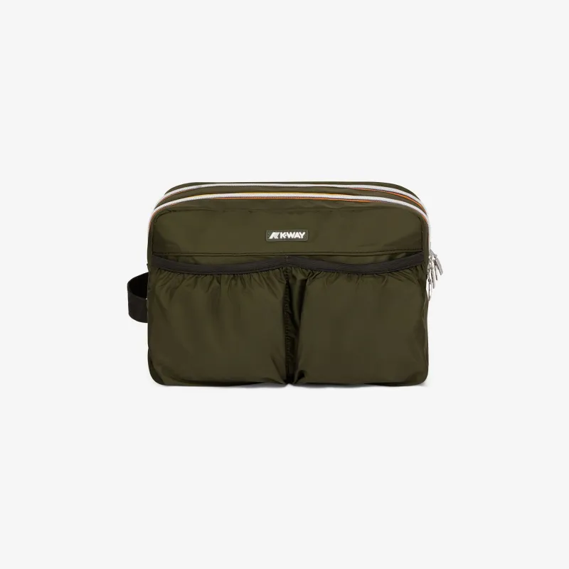 ALBAS - Small Accessories - BEAUTY CASE - UNISEX - GREEN BLACKISH sold by K-Way