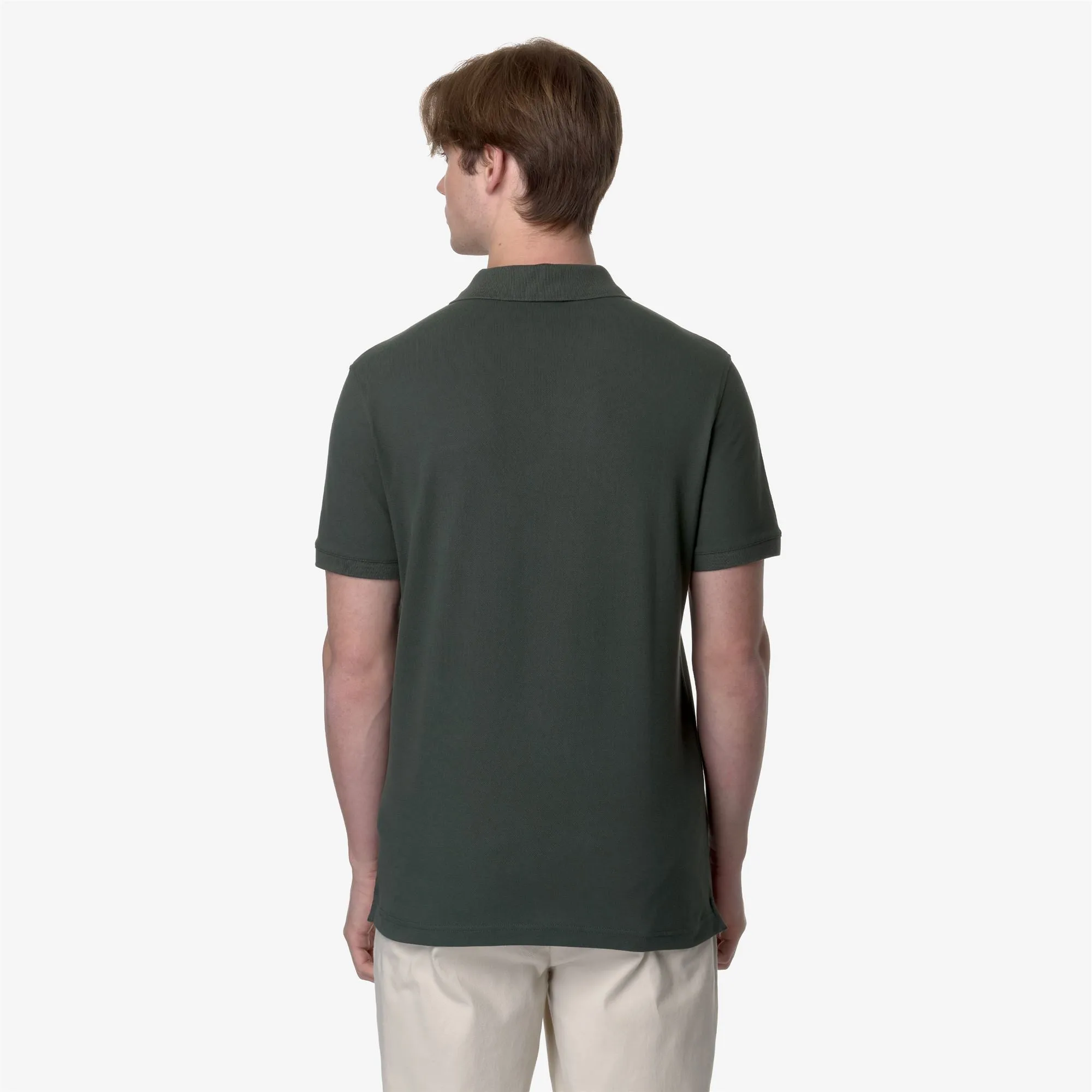 AMEDEE PIQUE - Polo Shirts - Polo - MAN - GREEN BLACKISH sold by K-Way product image thumbnail 5