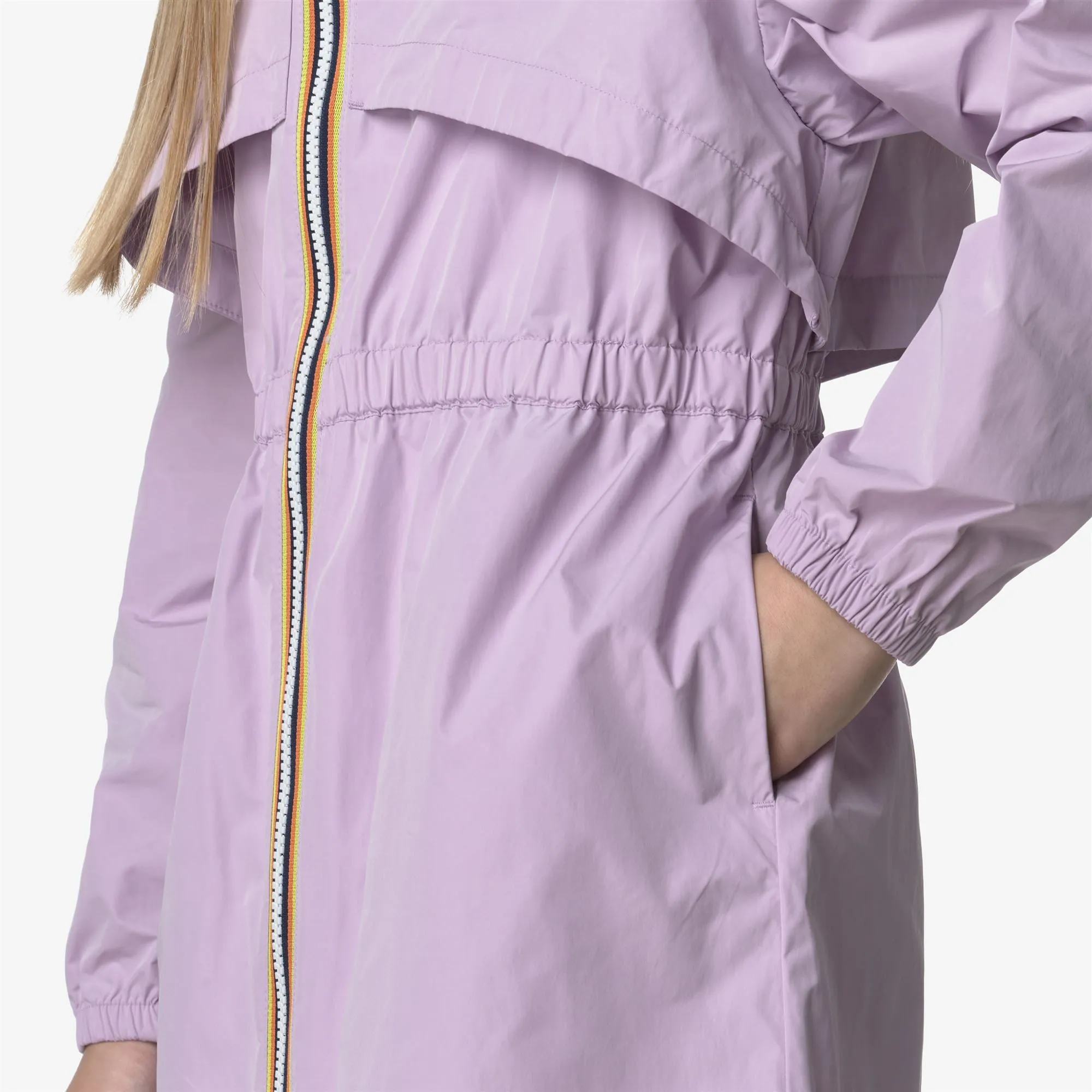 P. AUBE MEMORY TOUCH - Jackets - 3/4 LENGTH - GIRL - VIOLET LT LILAC sold by K-Way product image thumbnail 2
