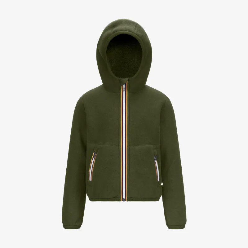 P. JACK SHERPA POLAR DOUBLE - Fleece - Jacket - Boy - Green C-Green C made by K-Way