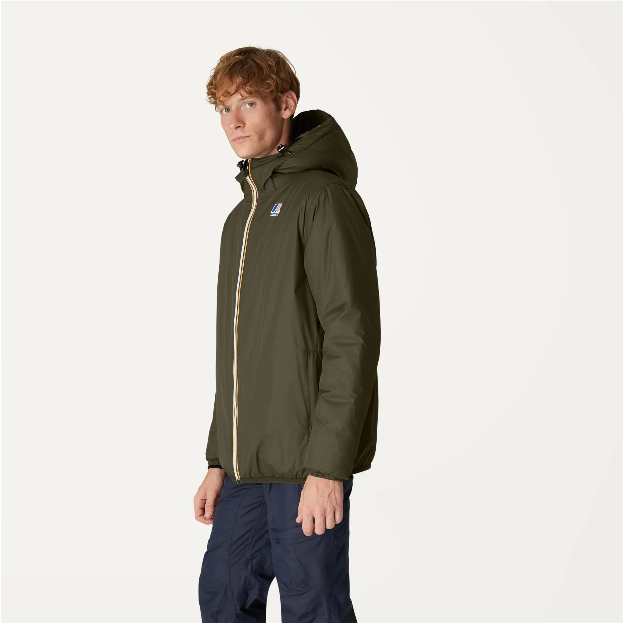 LE VRAI 3.0 CLAUDE ORSETTO - Jackets - Mid - UNISEX - GREEN BLACKISH sold by K-Way product image thumbnail 4