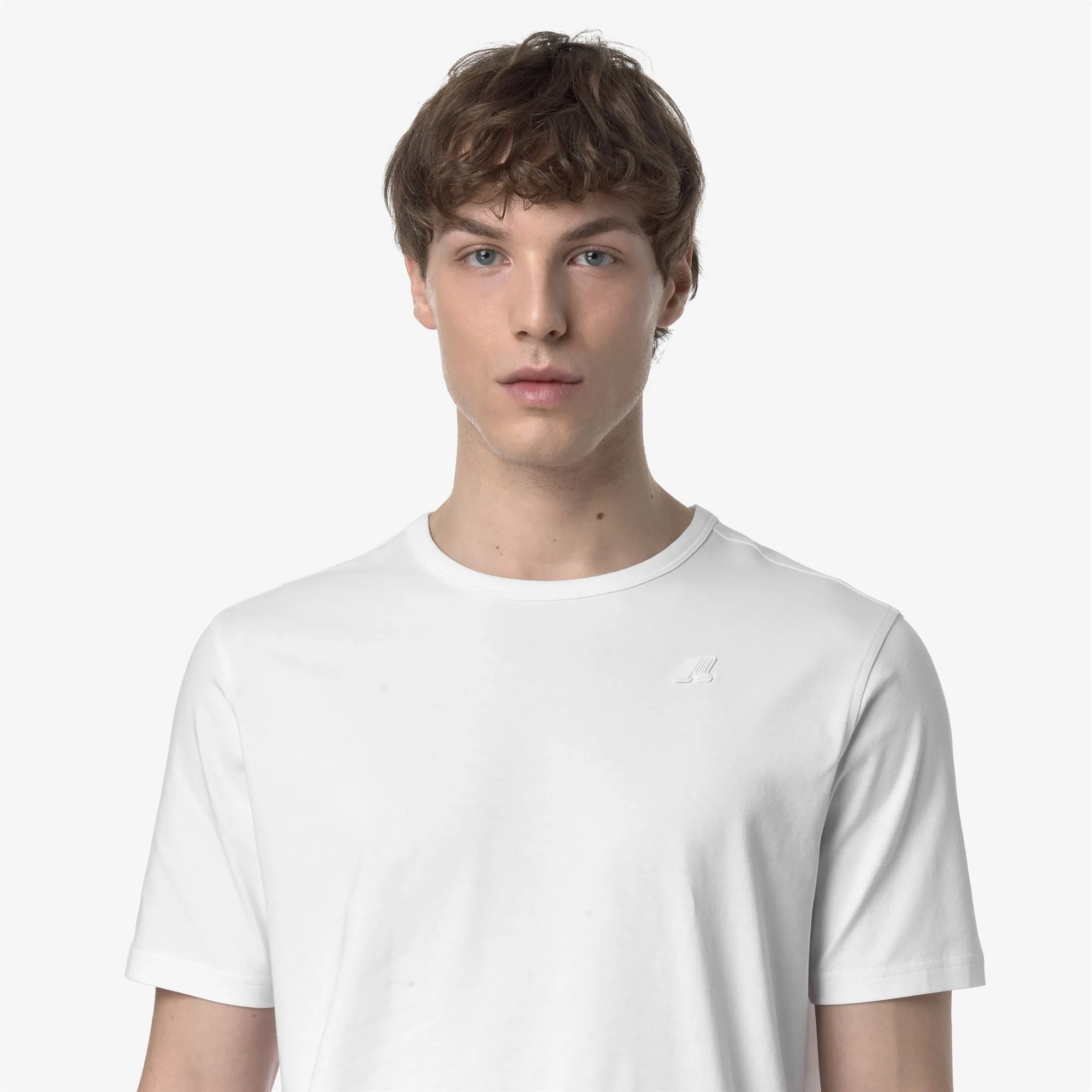 ADAME LIGHT STRETCH JERSEY - T-Shirts & Top - T-Shirt - Man - White sold by K-Way product image thumbnail 2