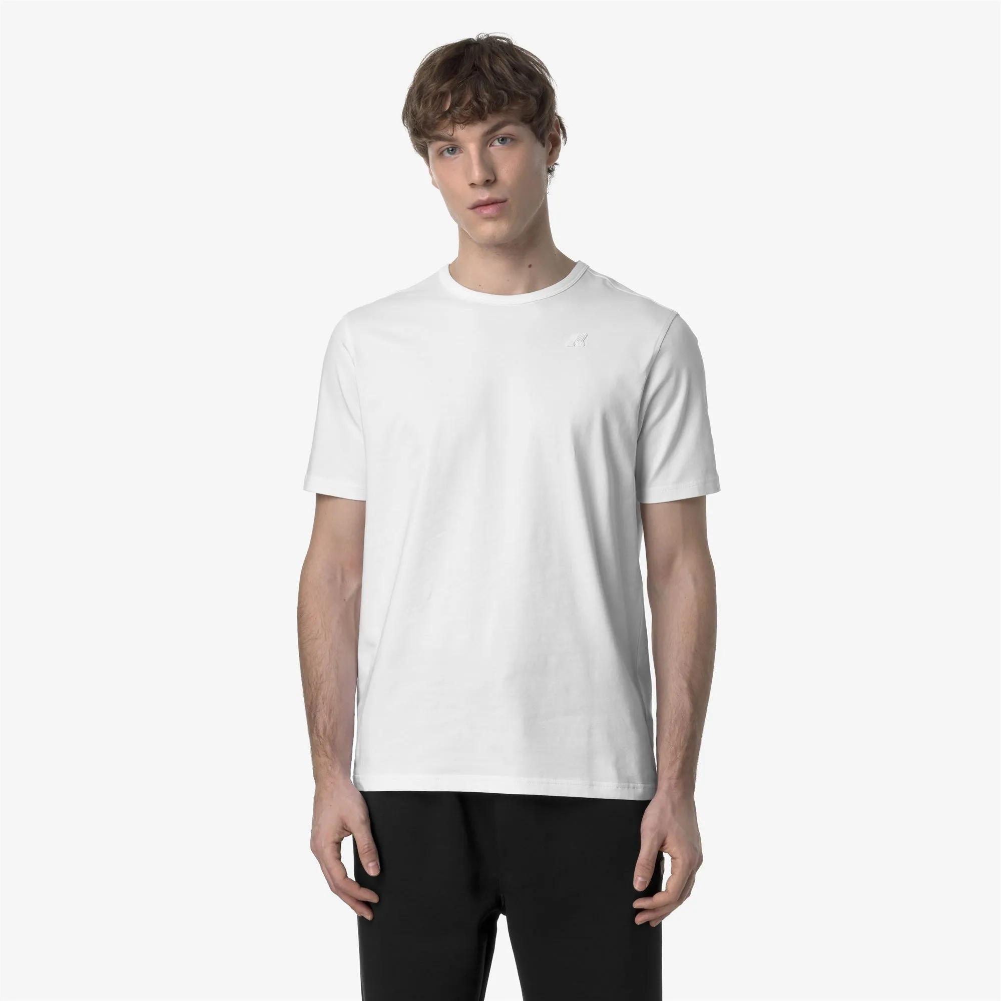 ADAME LIGHT STRETCH JERSEY - T-Shirts & Top - T-Shirt - Man - White sold by K-Way product image thumbnail 3