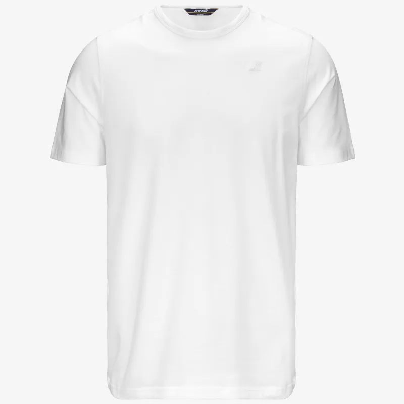 ADAME LIGHT STRETCH JERSEY - T-ShirtsTop - T-Shirt - MAN - WHITE sold by K-Way