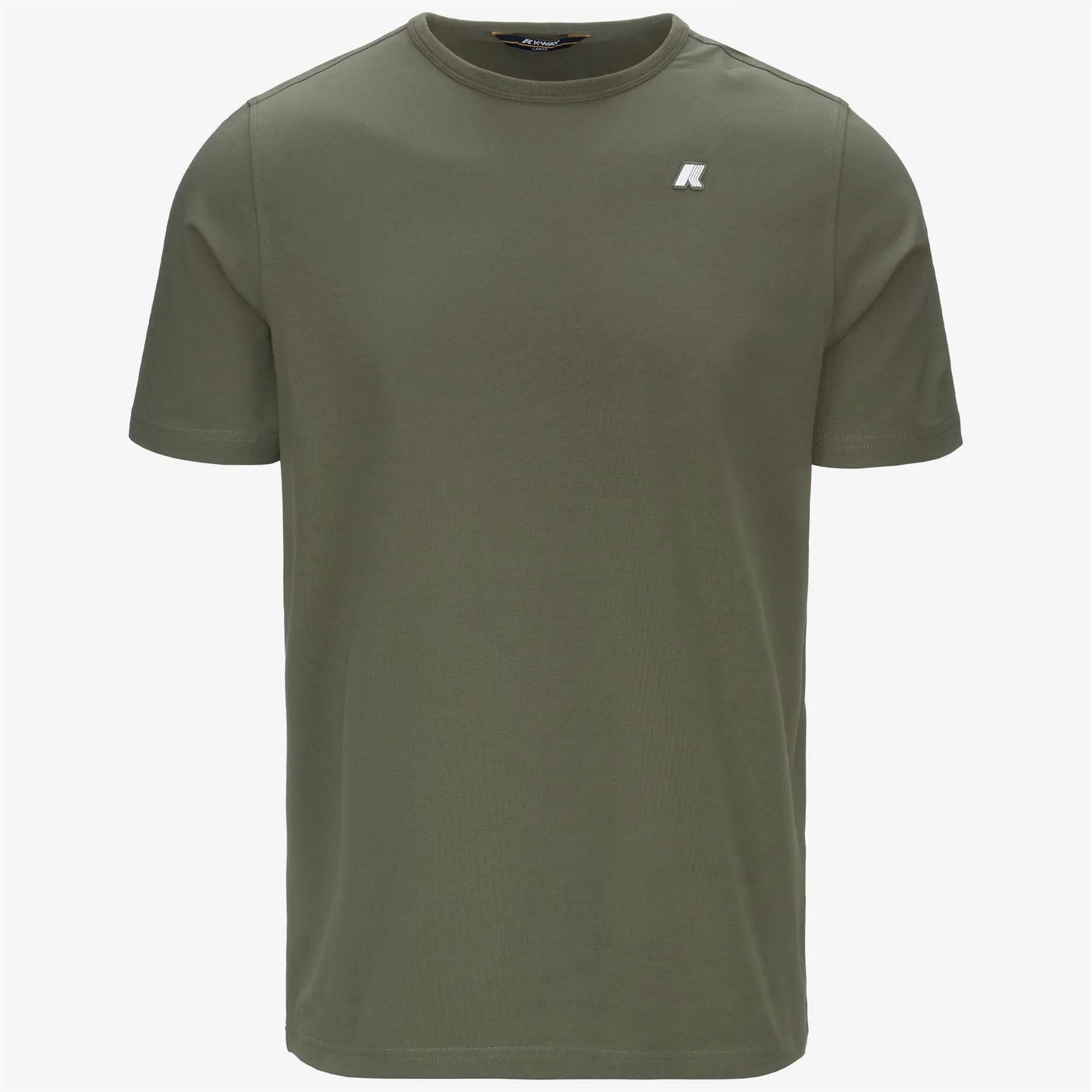 ADAME LIGHT STRETCH JERSEY - T-ShirtsTop - T-Shirt - MAN - GREEN LICHEN sold by K-Way