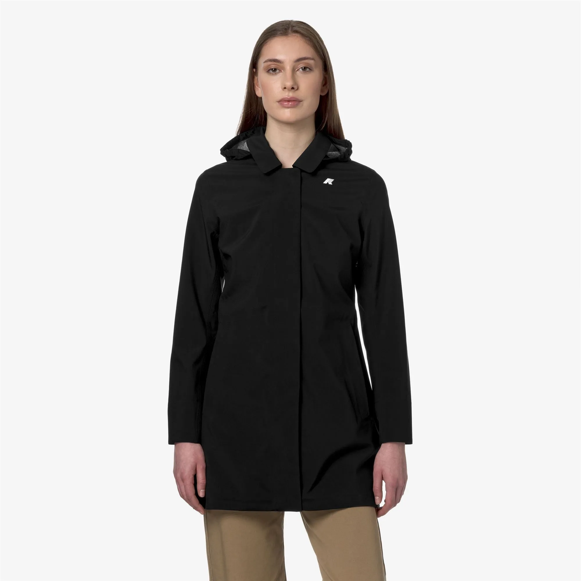 MATHY BONDED JERSEY - Jackets - Mid - Woman - Black Pure sold by K-Way product image thumbnail 3