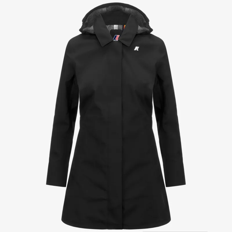 MATHY BONDED JERSEY - Jackets - Mid - WOMAN - BLACK PURE sold by K-Way