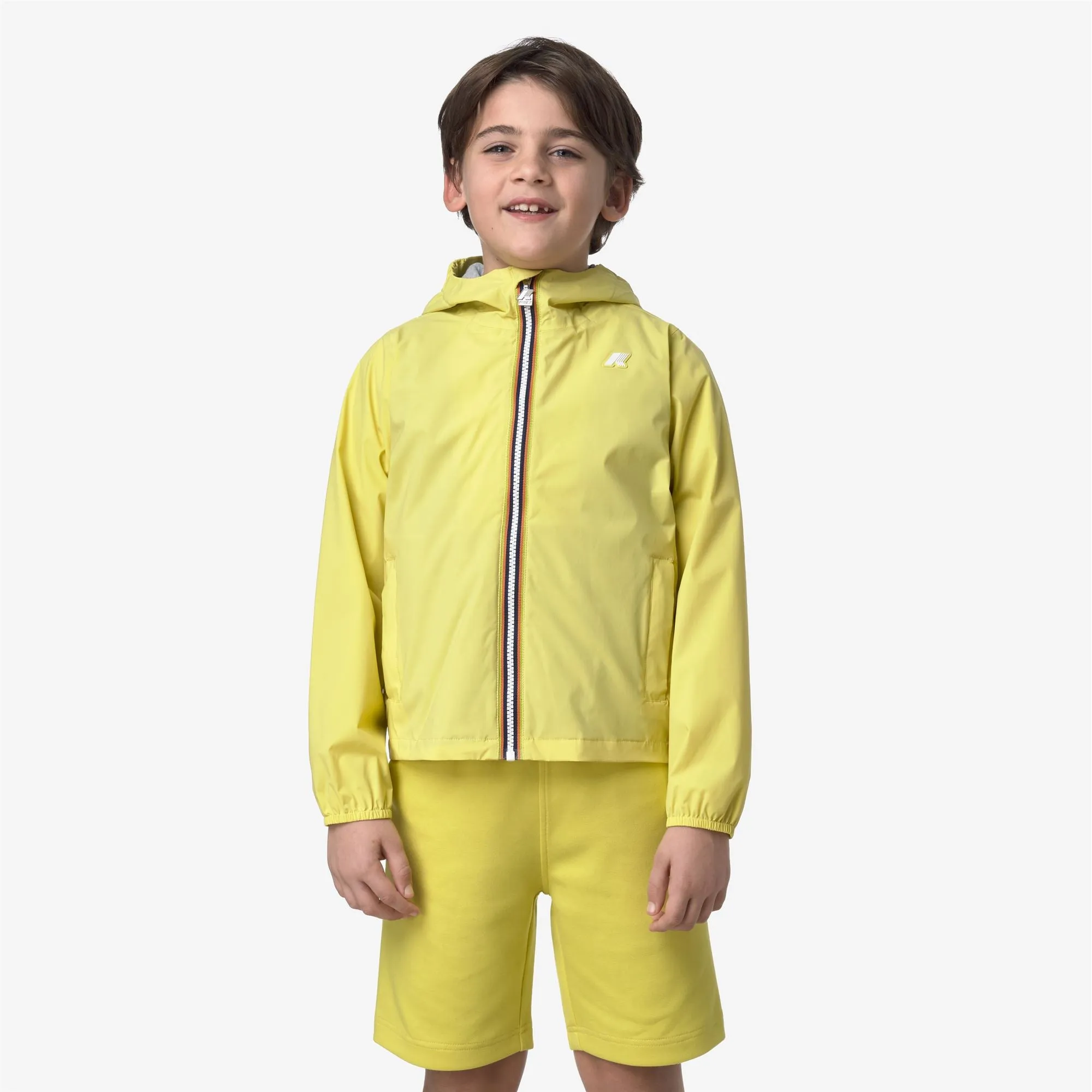 P. JACK STRETCH NYLON JERSEY - Jackets - Short - BOY - GREEN ACACIA sold by K-Way product image thumbnail 3