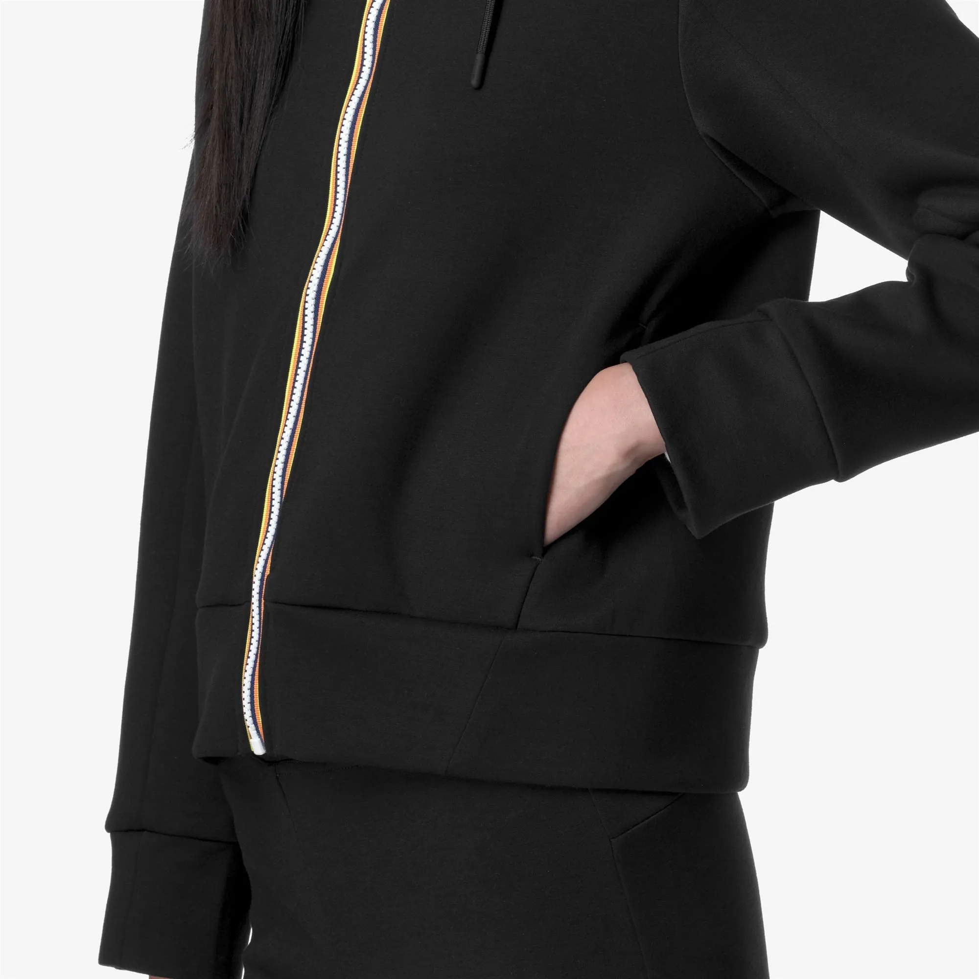 DIVINE LIGHT SPACER - Fleece - Jacket - Woman - Black Pure sold by K-Way product image thumbnail 2