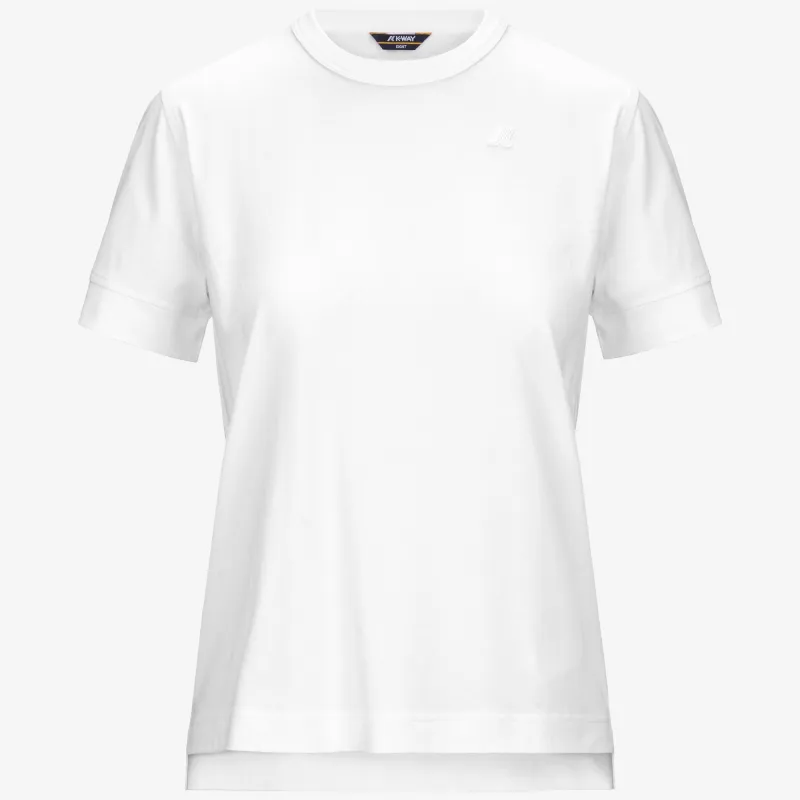 EMEL JERSEY - T-Shirts & Top - T-Shirt - Woman - White made by K-Way