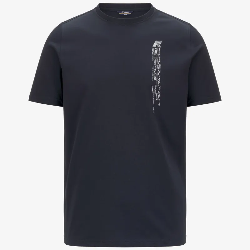 ODOM DIGITAL RAIN JERSEY - T-ShirtsTop - T-Shirt - MAN - BLUE DEPTH sold by K-Way