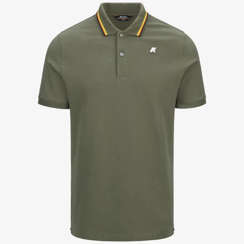 JUD PIQUE - Polo Shirts - Polo - MAN - GREEN LICHEN sold by K-Way
