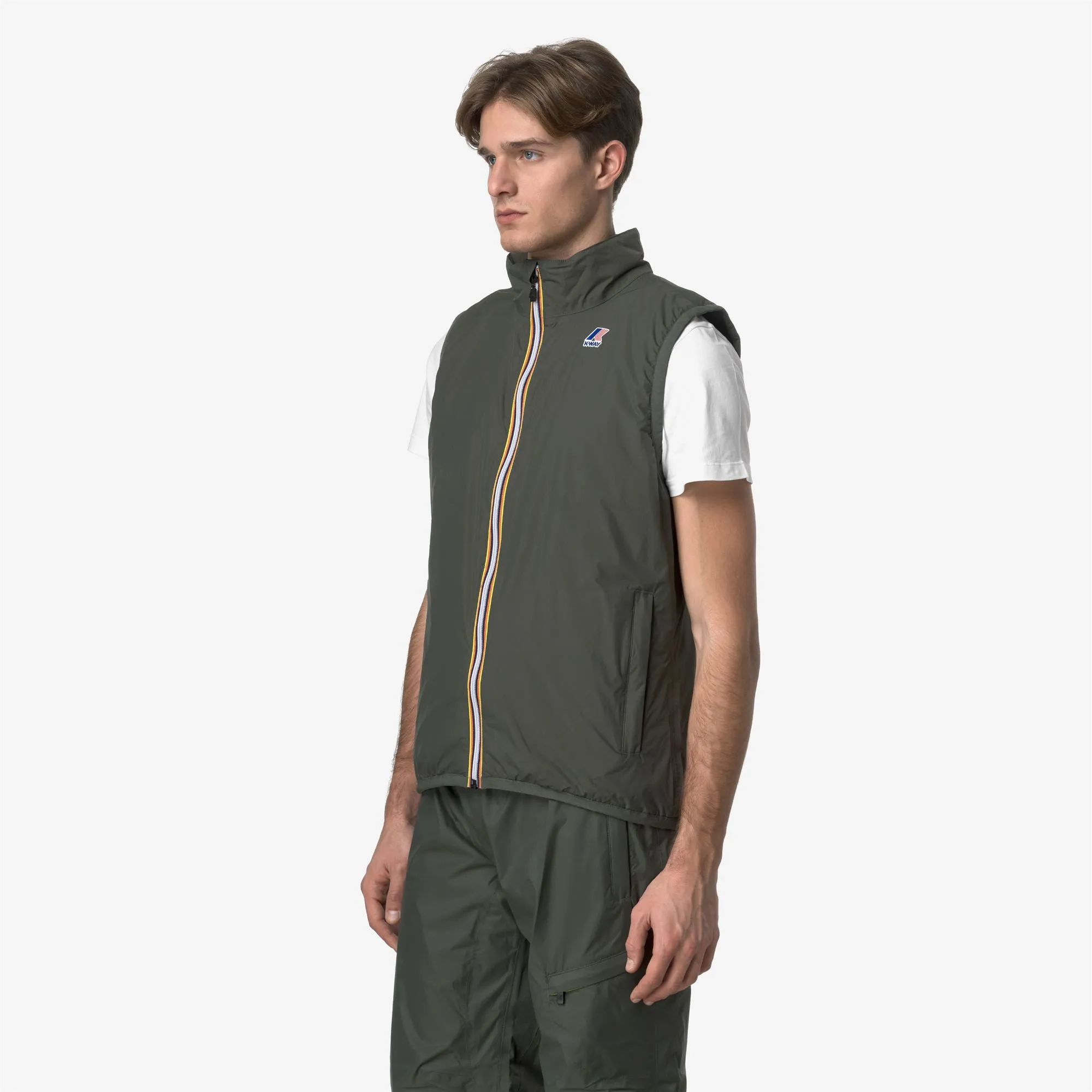 LE VRAI 4.0 ROULAND WARM - Jackets - Vest - UNISEX - GREEN BLACKISH sold by K-Way product image thumbnail 5