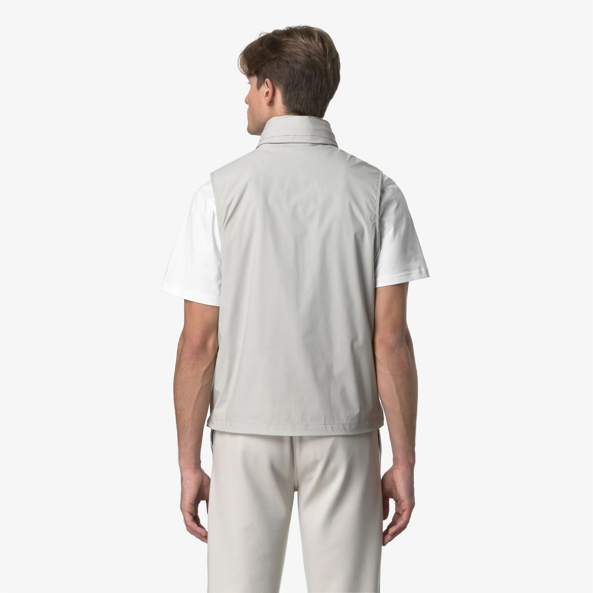 VALEN STRETCH NYLON JERSEY - Jackets - Vest - Man - BEIGE LT sold by K-Way product image thumbnail 5