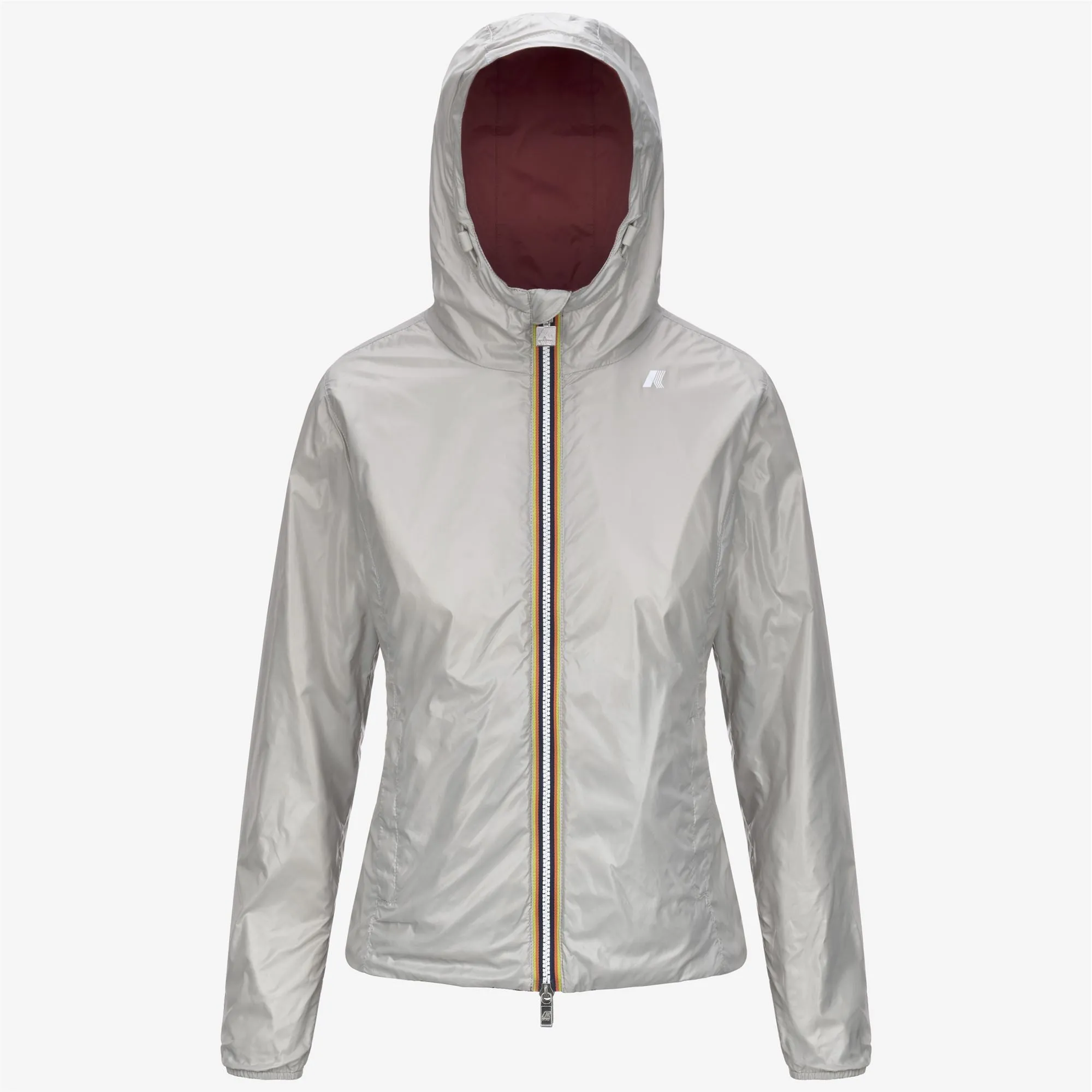 LILY PLUS.2 REVERSIBLE - Jackets - Short - WOMAN - RED BROWNISH-BEIGE LT sold by K-Way product image thumbnail 2