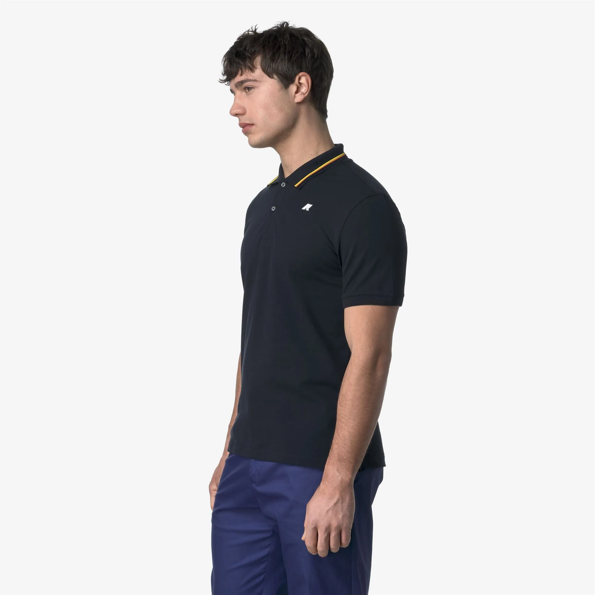 JUD PIQUE - Polo Shirts - Polo - MAN - BLUE DEPTH sold by K-Way product image thumbnail 4