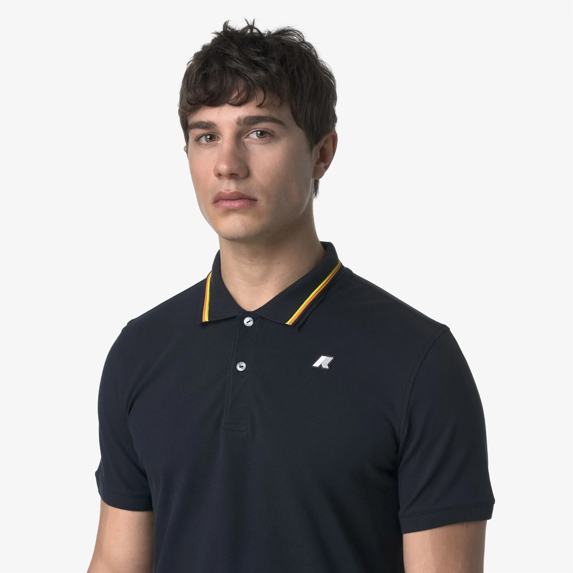 JUD PIQUE - Polo Shirts - Polo - MAN - BLUE DEPTH sold by K-Way product image thumbnail 2