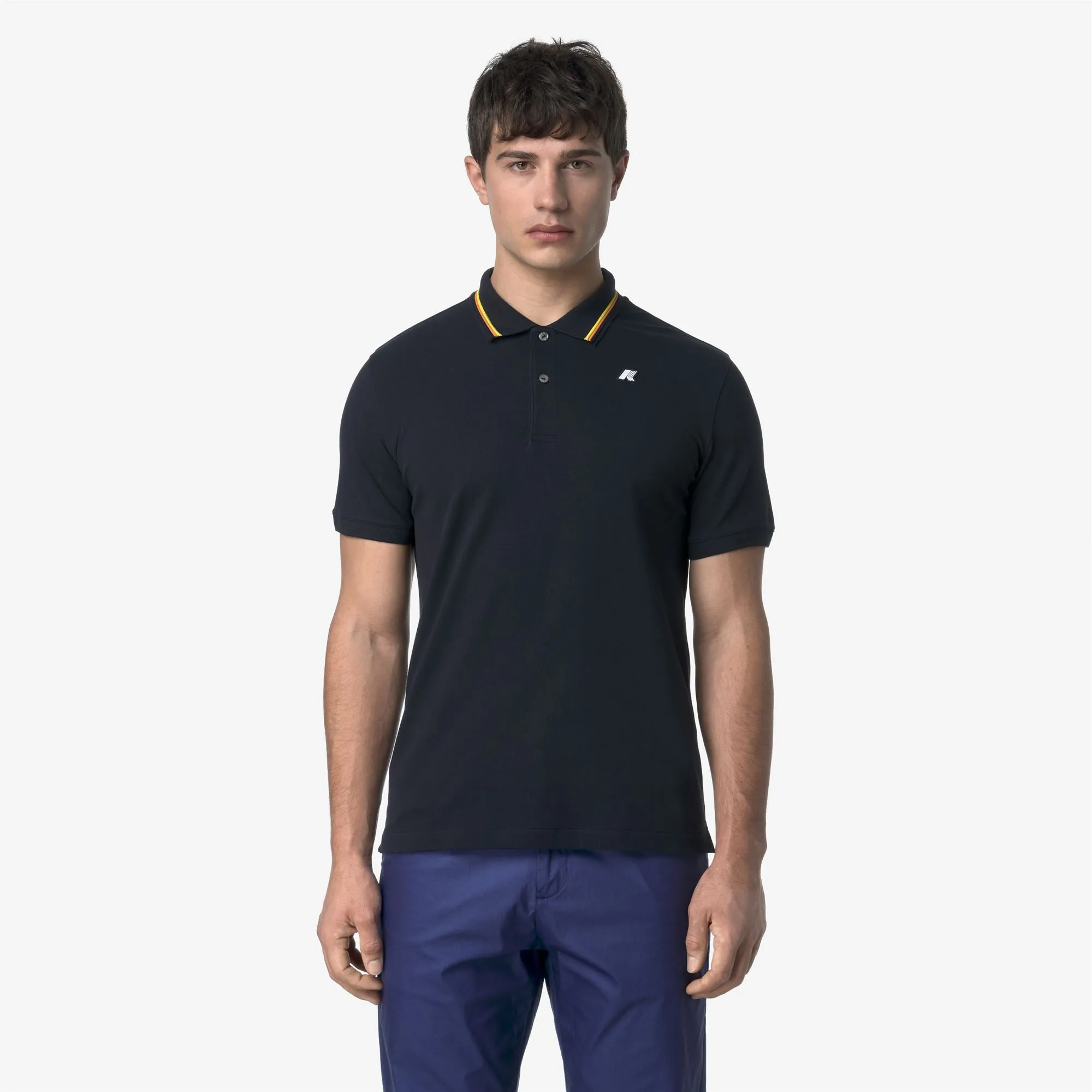 JUD PIQUE - Polo Shirts - Polo - MAN - BLUE DEPTH sold by K-Way product image thumbnail 3
