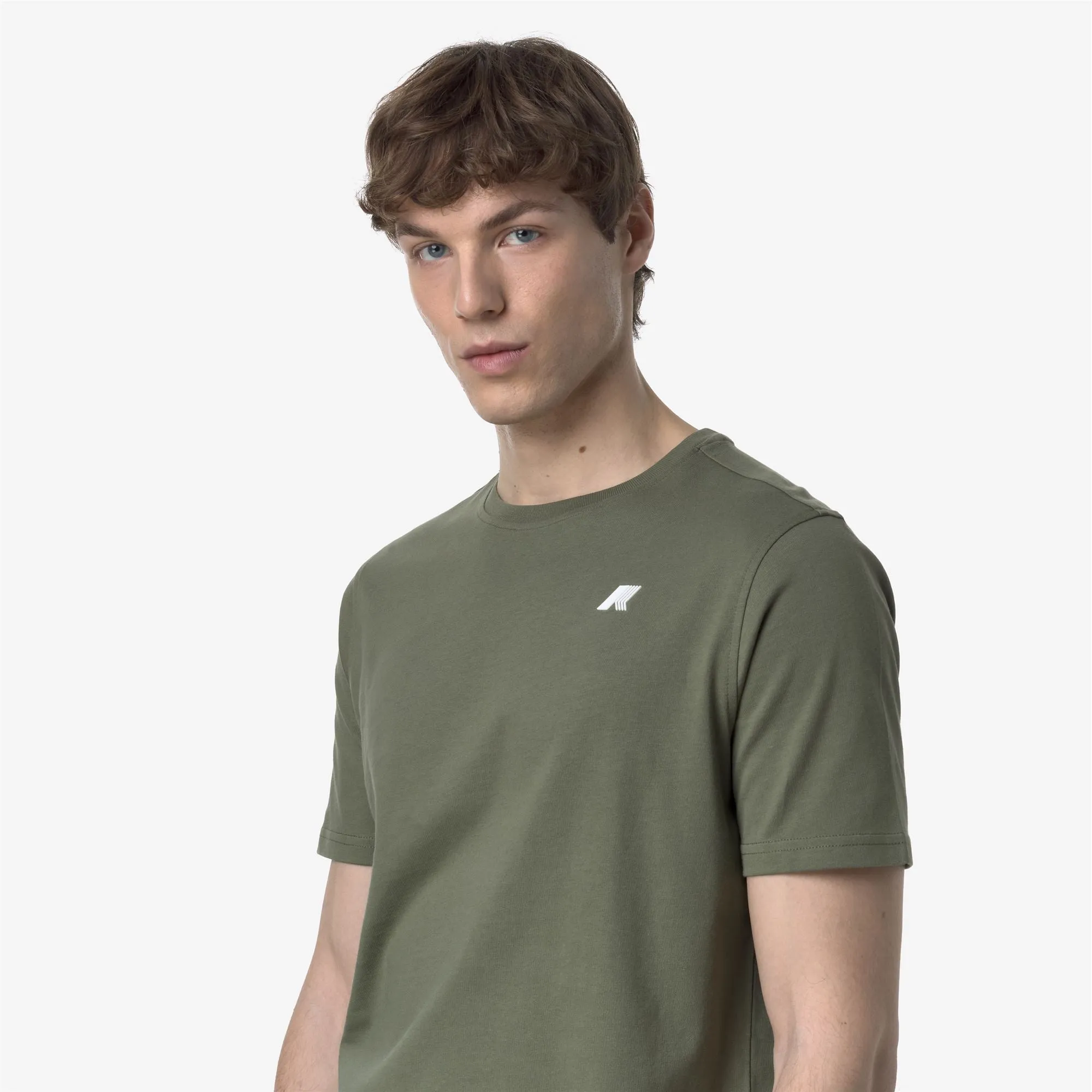 ODOM ASCII CODE JERSEY - T-ShirtsTop - T-Shirt - MAN - GREEN LICHEN sold by K-Way product image thumbnail 3