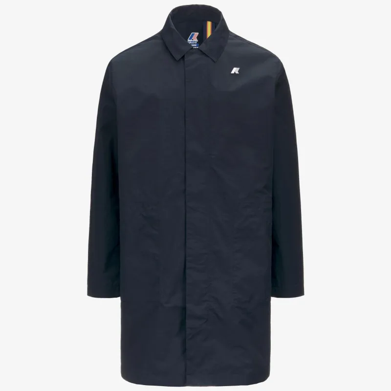 KENLEY COTTON NYLON - Jackets - 3/4 LENGTH - MAN - BLUE DEPTH made by K-Way