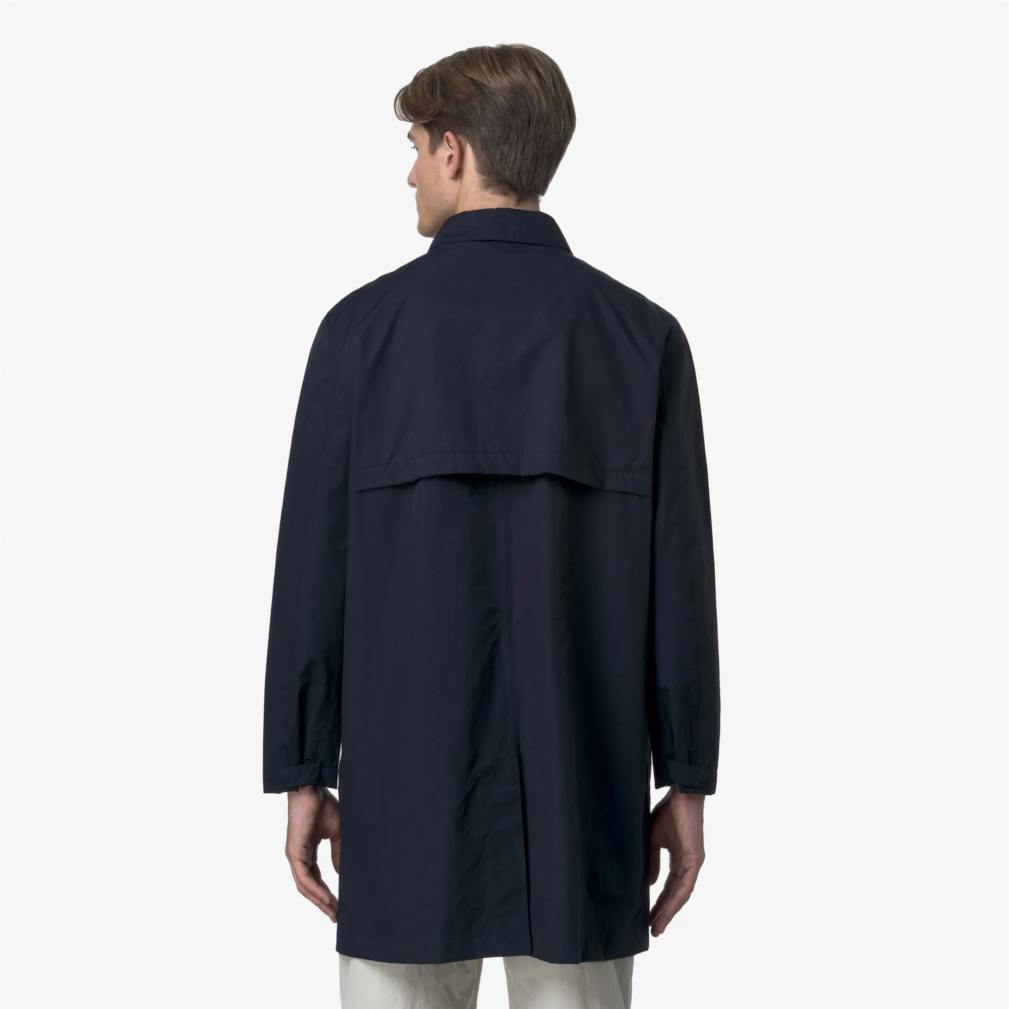 KENLEY COTTON NYLON - Jackets - 3/4 LENGTH - MAN - BLUE DEPTH sold by K-Way product image thumbnail 5