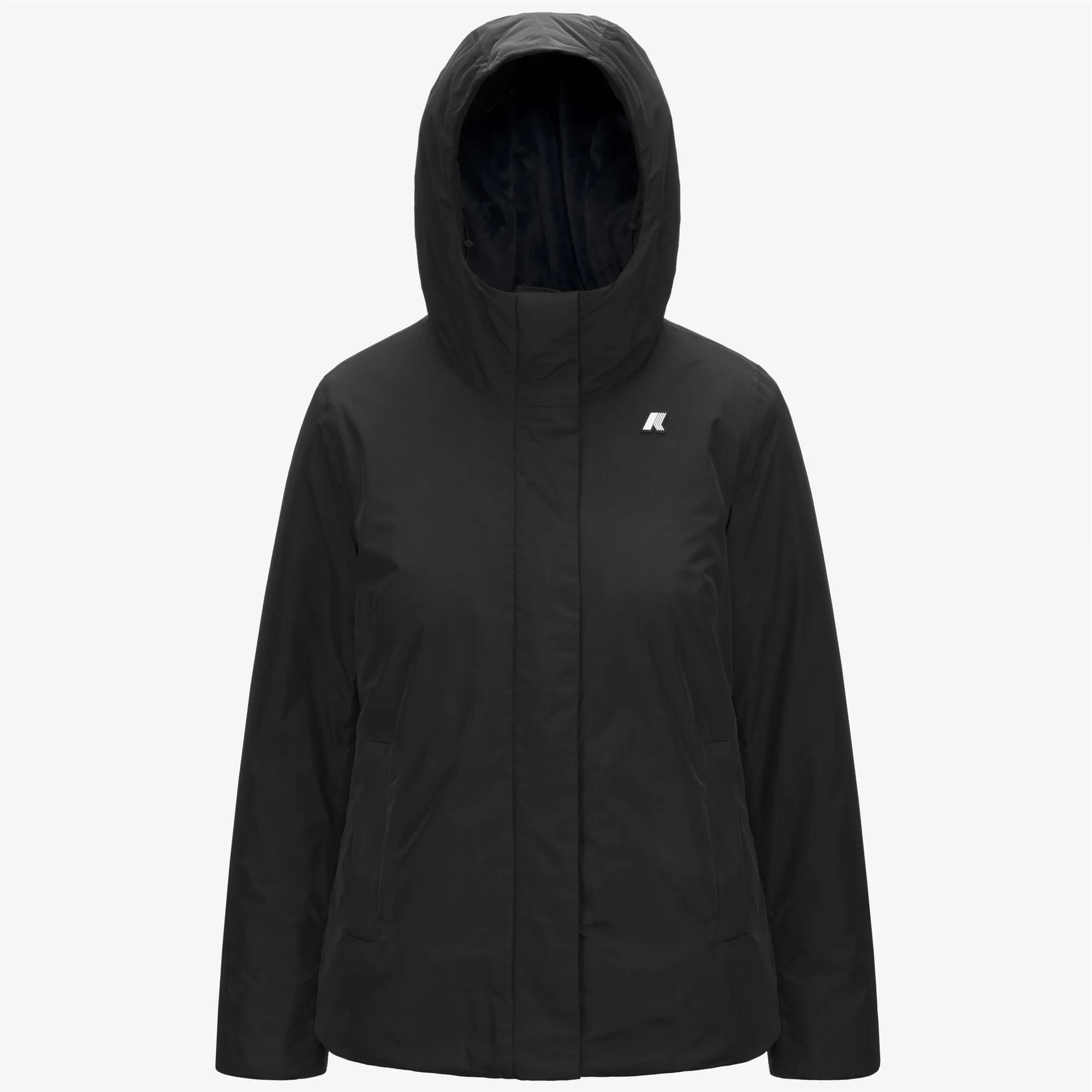 LIL SOFT TOUCH MARMOTTA - Jackets - Short - WOMAN - Black P-Blue A sold by K-Way