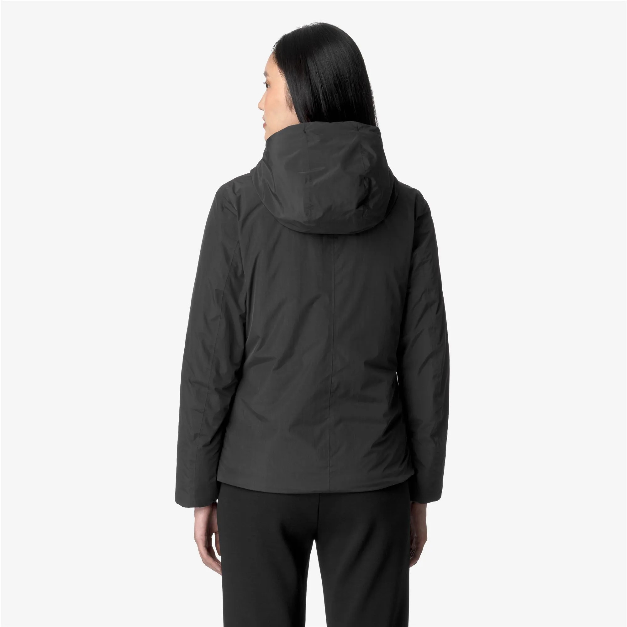 LIL SOFT TOUCH MARMOTTA - Jackets - Short - WOMAN - Black P-Blue A sold by K-Way product image thumbnail 5