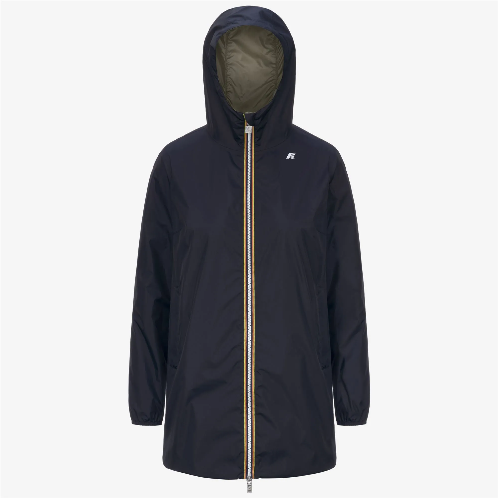 SOPHIE PLUS.2 REVERSIBLE - Jackets - Mid - WOMAN - BLUE DEPTH-GREEN LICHEN sold by K-Way