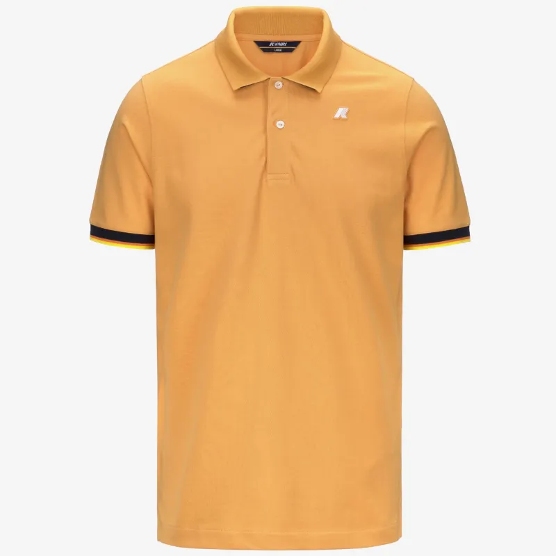 VINCENT PIQUE - Polo Shirts - Polo - MAN - ORANGE AMBER sold by K-Way
