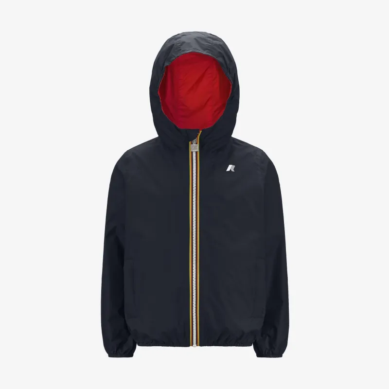 P. JAKE PLUS.2 REVERSIBLE - Jackets - Short - BOY - BLUE DEPTH-RED sold by K-Way