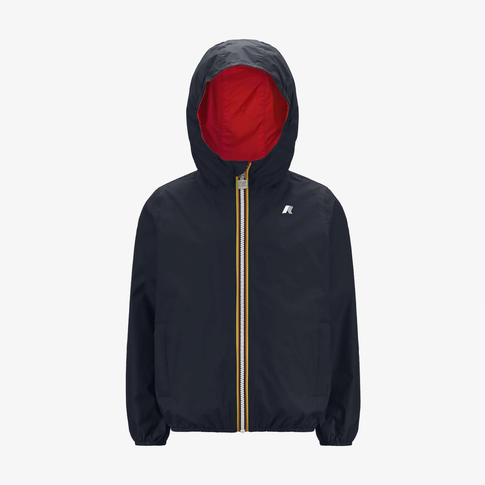 P. JAKE PLUS.2 REVERSIBLE - Jackets - Short - BOY - BLUE DEPTH-RED sold by K-Way