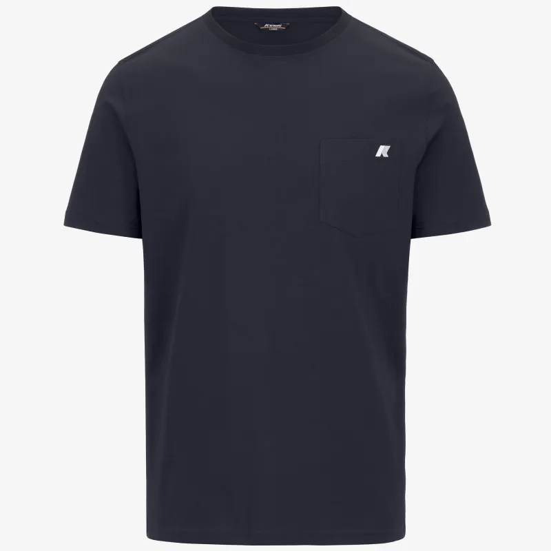 SIGUR SLIM JERSEY - T-Shirts & Top - T-Shirt - Man - Blue Depth sold by K-Way