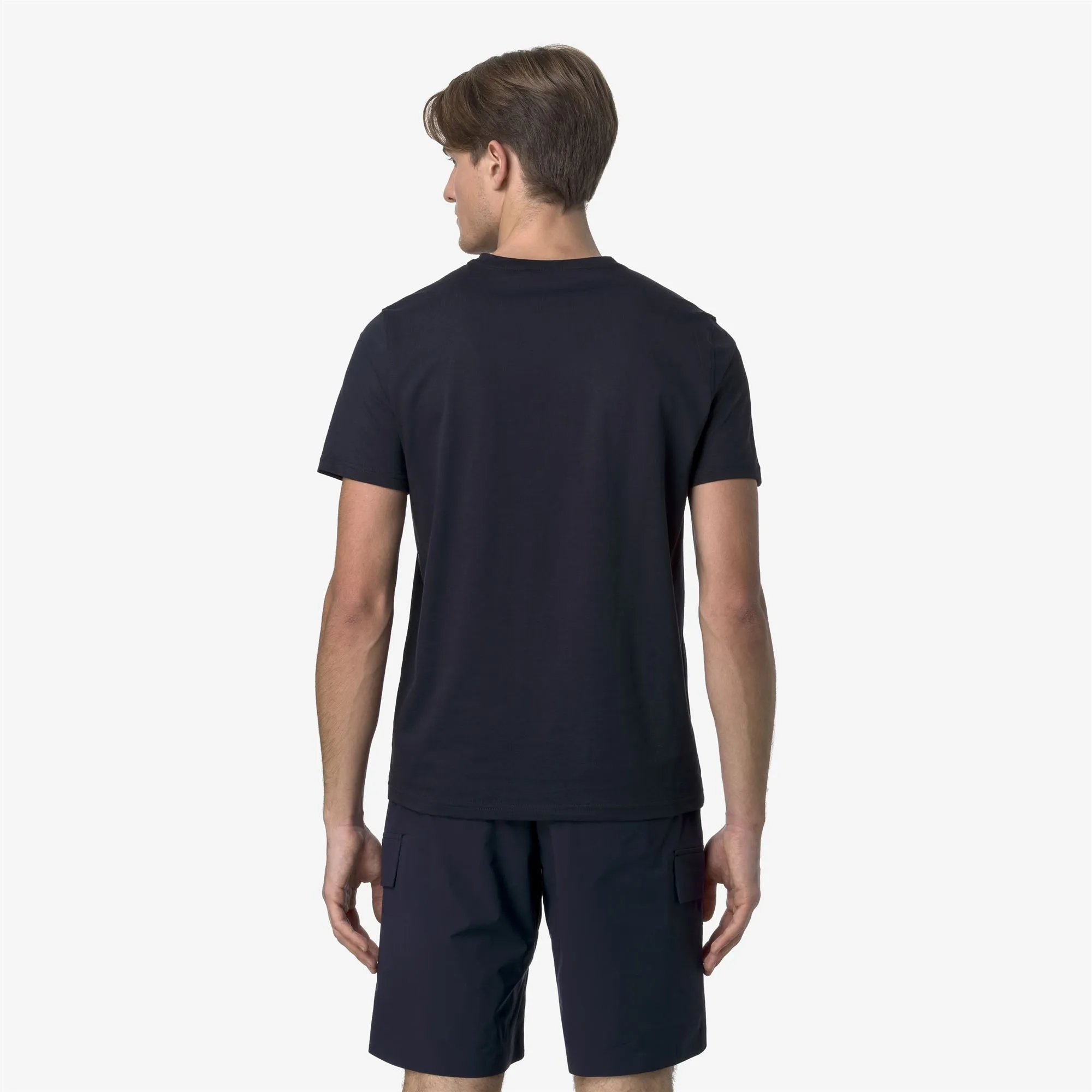 SIGUR SLIM JERSEY - T-Shirts & Top - T-Shirt - Man - Blue Depth sold by K-Way product image thumbnail 5