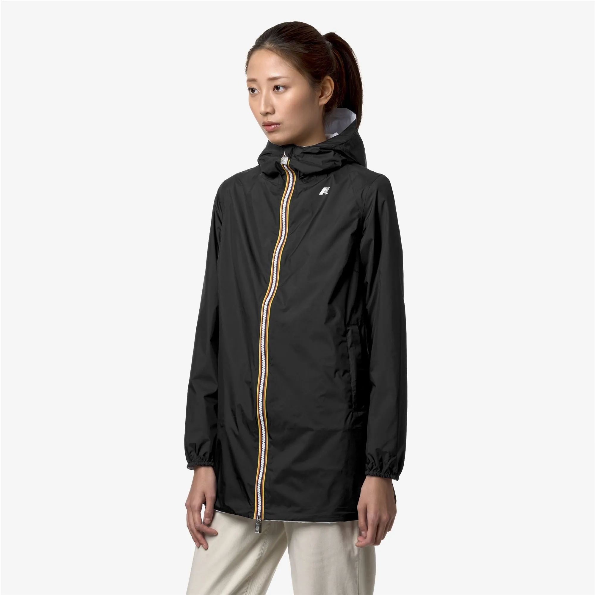 SOPHIE PLUS.2 REVERSIBLE - Jackets - Mid - WOMAN - BLACK P-WHITE sold by K-Way product image thumbnail 5