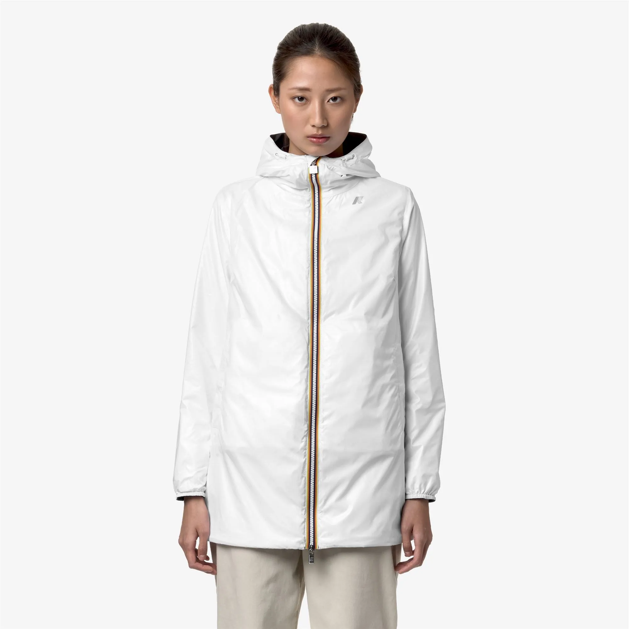 SOPHIE PLUS.2 REVERSIBLE - Jackets - Mid - WOMAN - BLACK P-WHITE sold by K-Way product image thumbnail 3