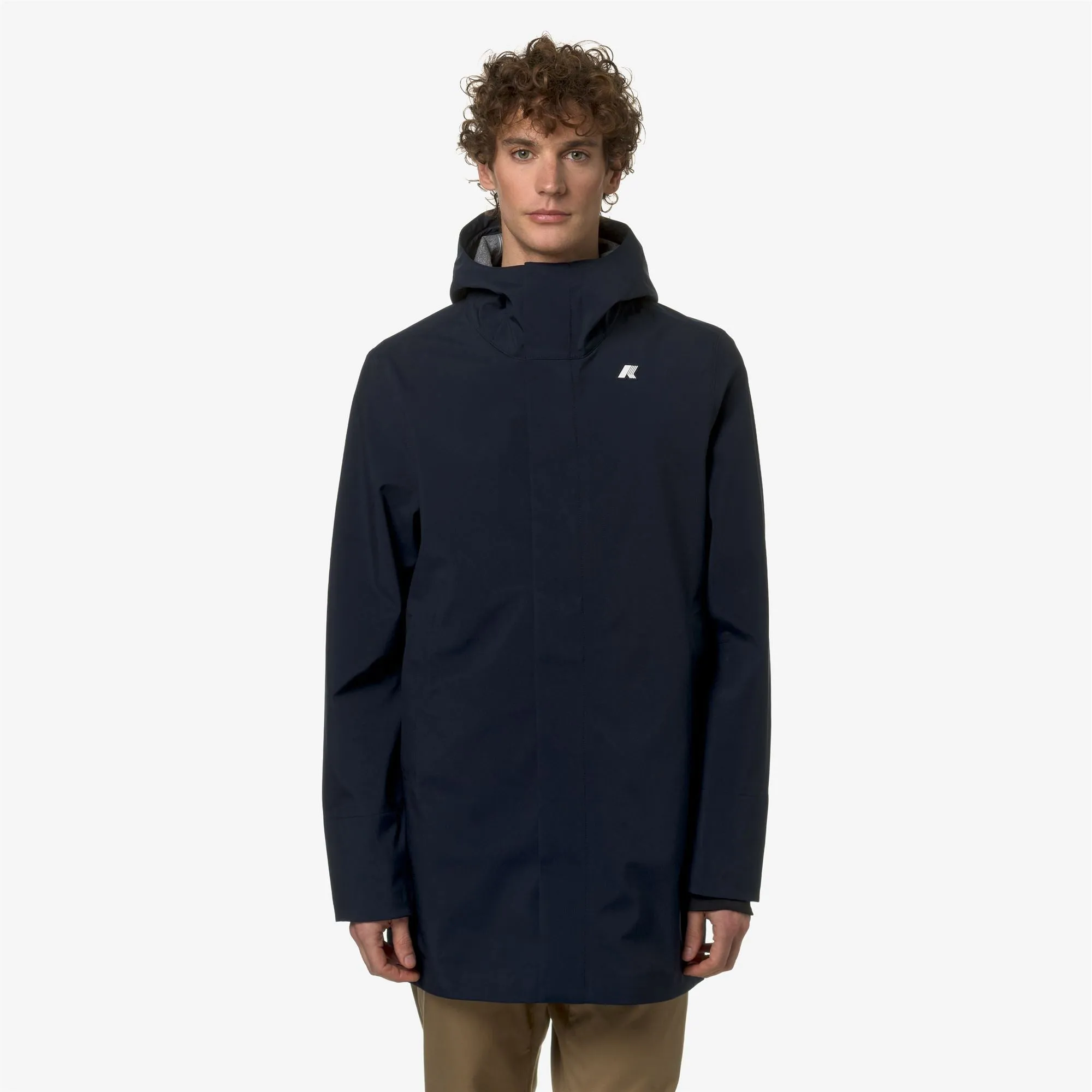TOMMY BONDED JERSEY - Jackets - 3/4 LENGTH - MAN - BLUE DEPTH sold by K-Way product image thumbnail 3
