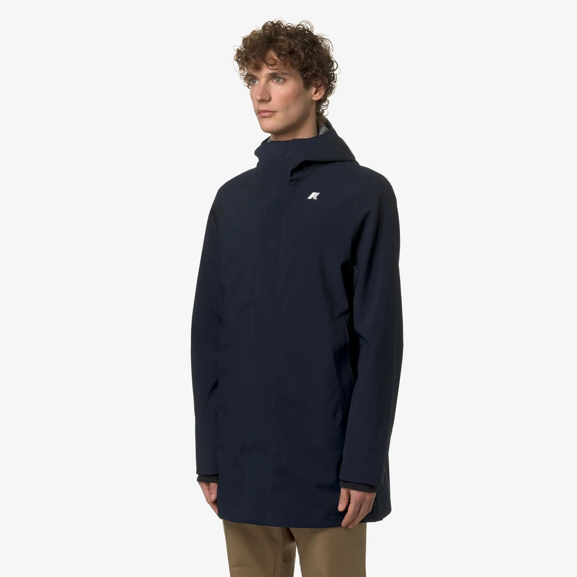 TOMMY BONDED JERSEY - Jackets - 3/4 LENGTH - MAN - BLUE DEPTH sold by K-Way product image thumbnail 4