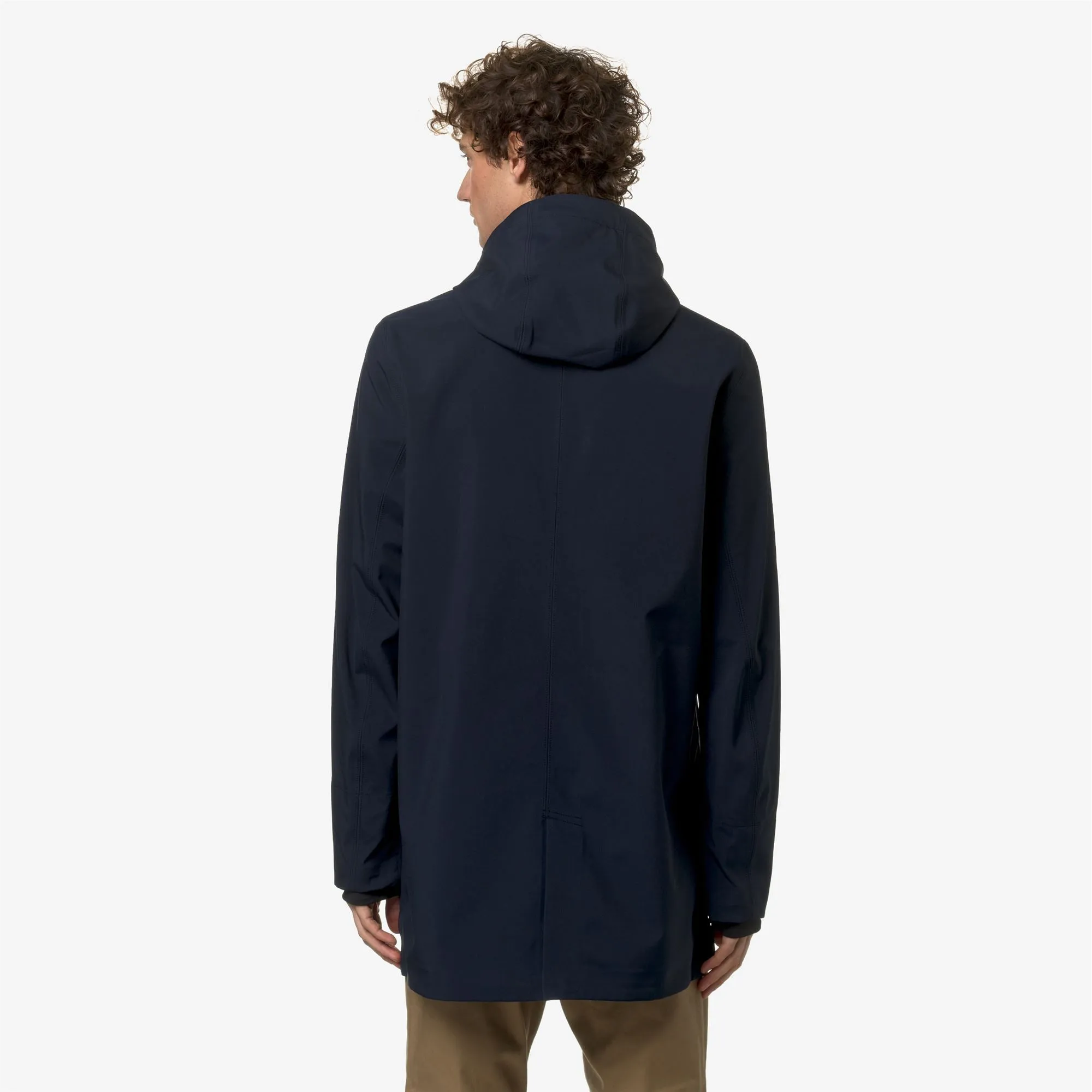 TOMMY BONDED JERSEY - Jackets - 3/4 LENGTH - MAN - BLUE DEPTH sold by K-Way product image thumbnail 5