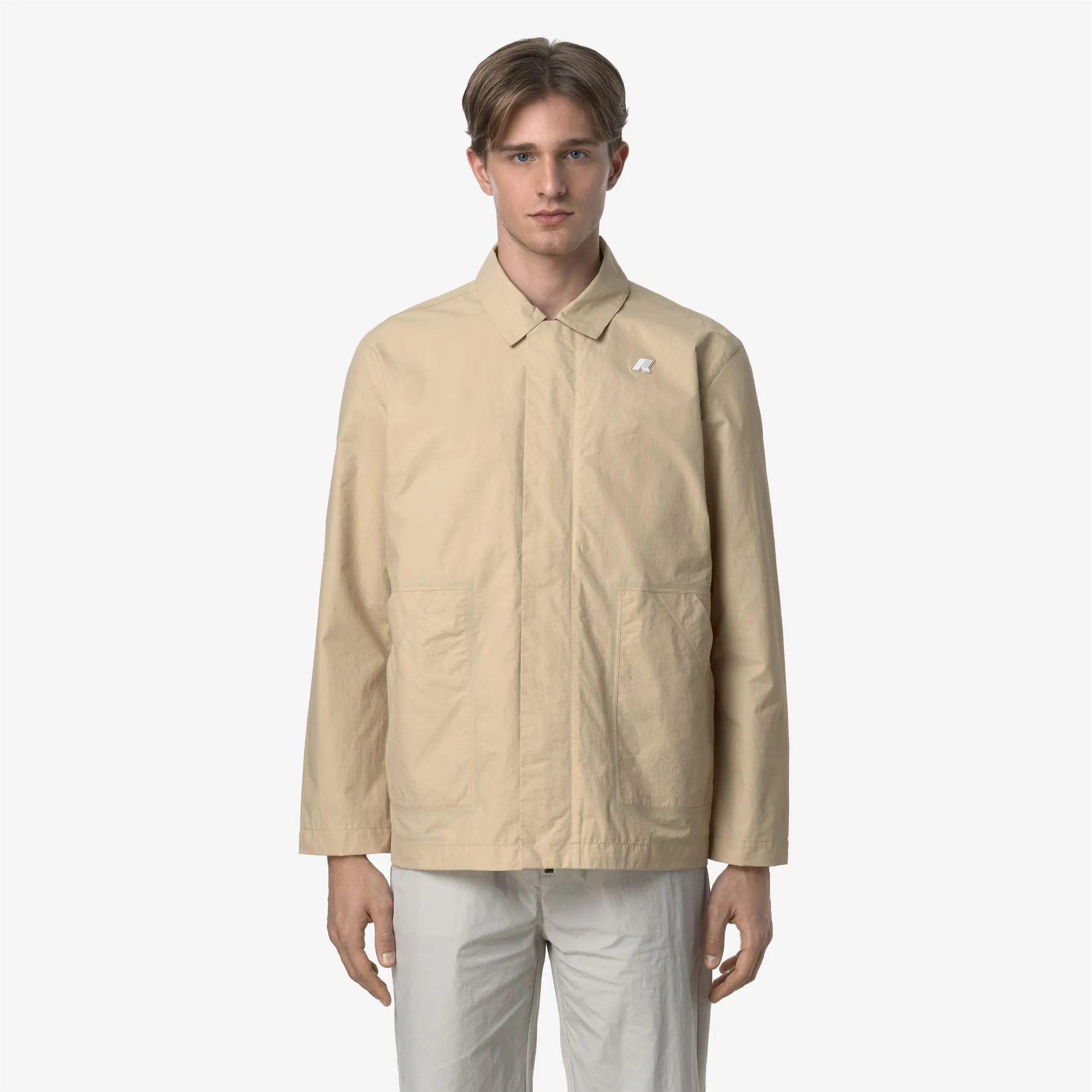 BROEN COTTON NYLON - Jackets - Short - MAN - BEIGE ROPE sold by K-Way product image thumbnail 3