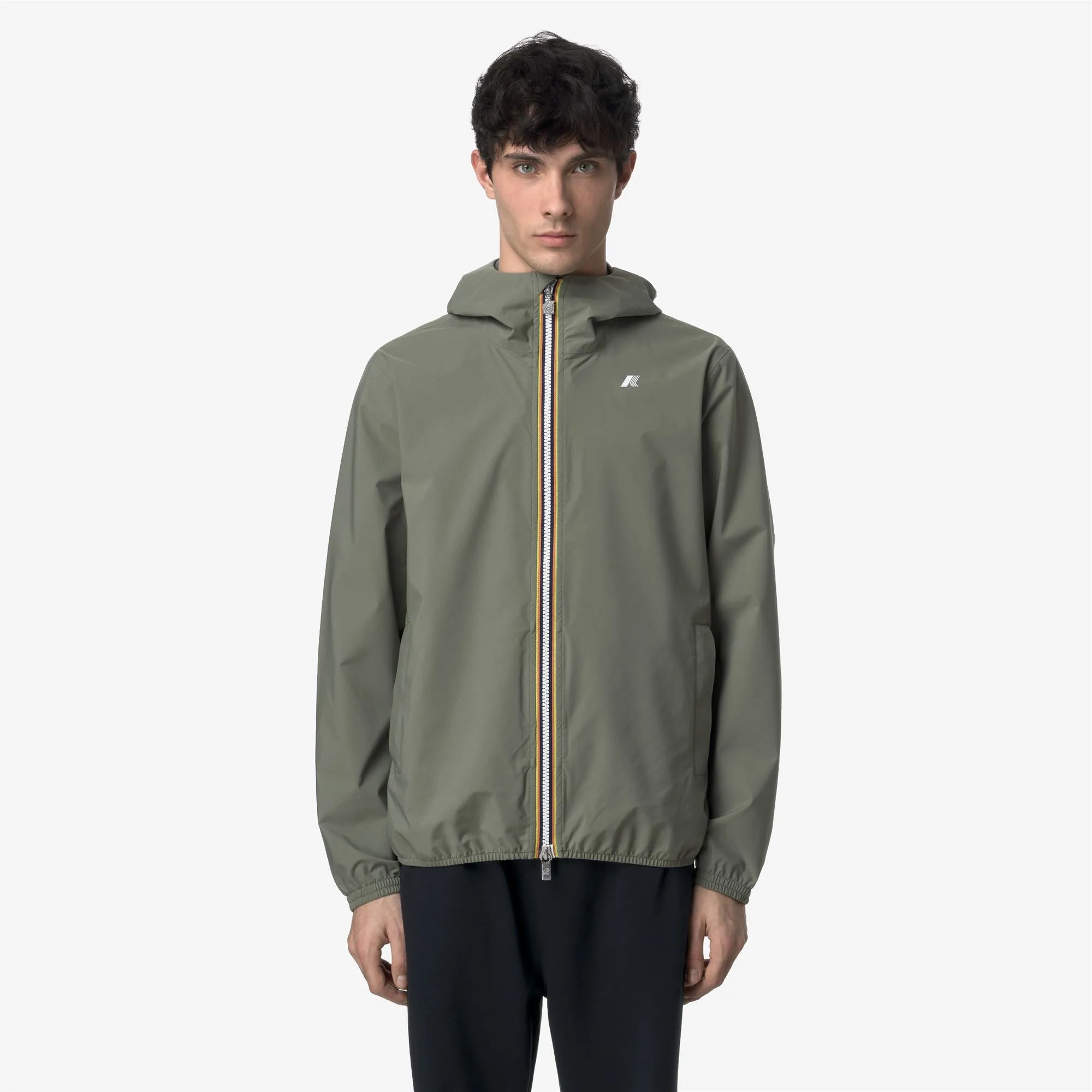 JACK STRETCH DOT - Jackets - Short - Man - Green Lichen sold by K-Way product image thumbnail 3