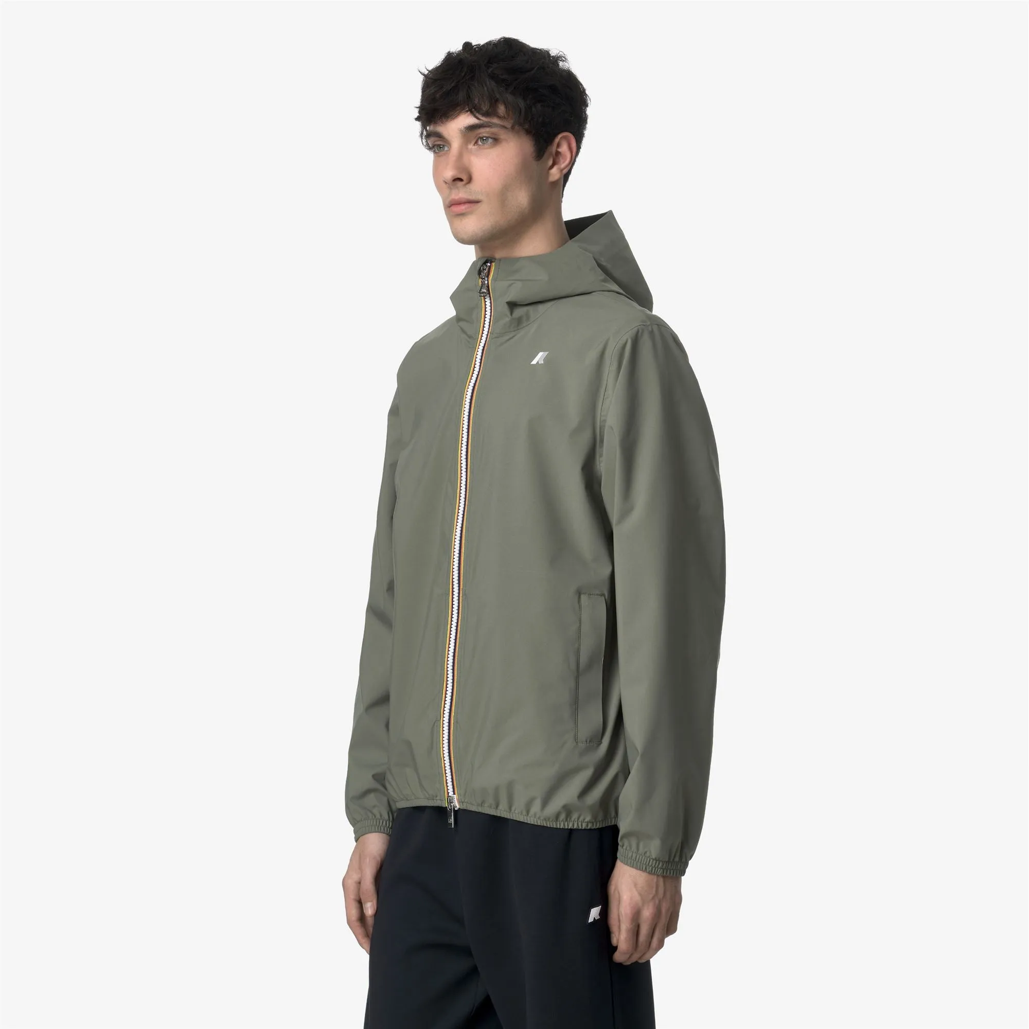 JACK STRETCH DOT - Jackets - Short - Man - Green Lichen sold by K-Way product image thumbnail 4