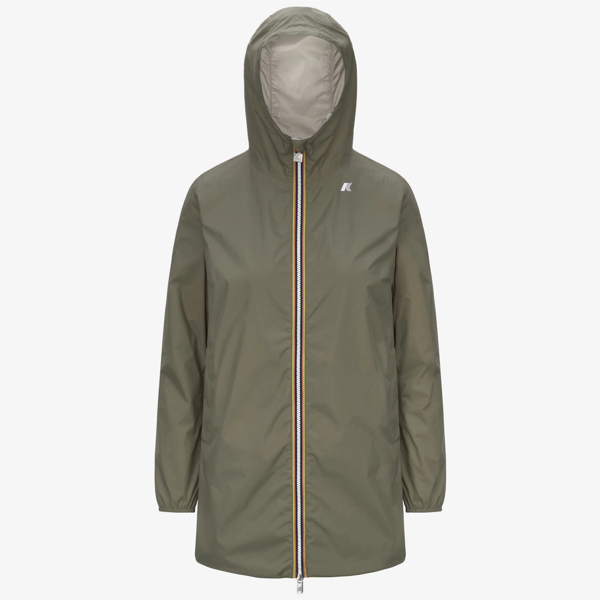 SOPHIE PLUS.2 DOUBLE - Jackets - Mid - Woman - Green Lichen-BEIGE LT sold by K-Way